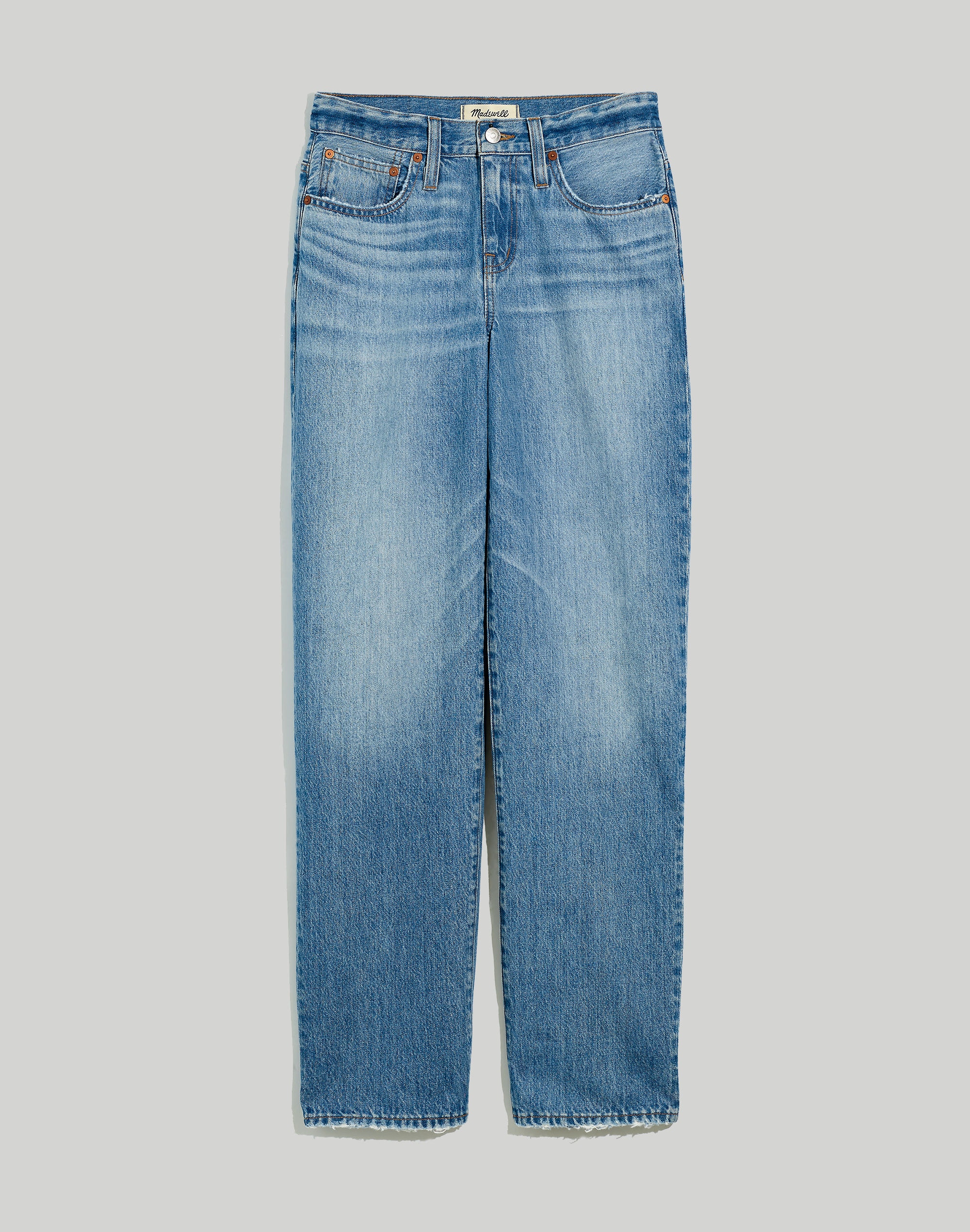 Madewell x Donni Low-Rise Loose Jeans in Mathison Wash