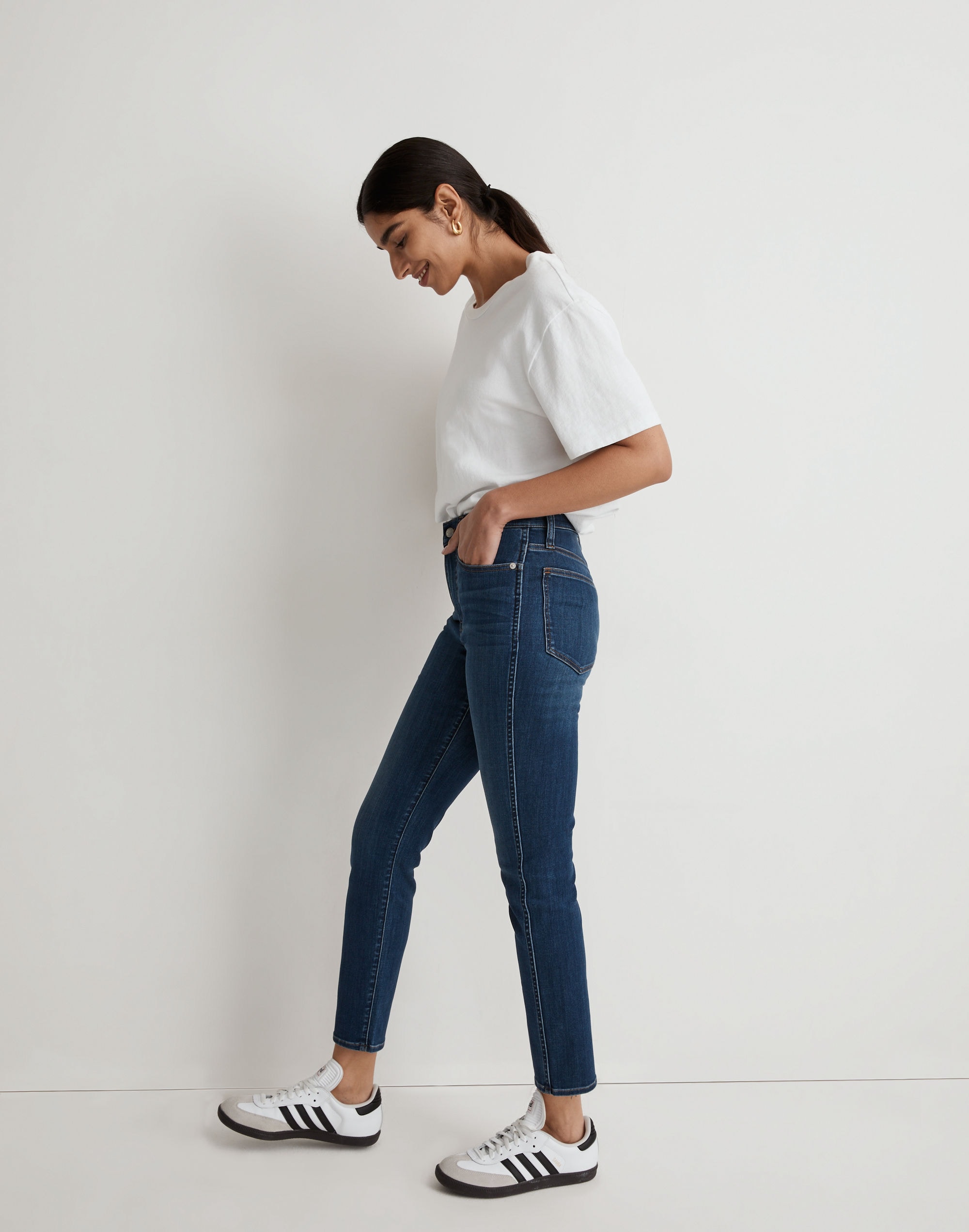 Tall Stovepipe Jeans in Brentside Wash