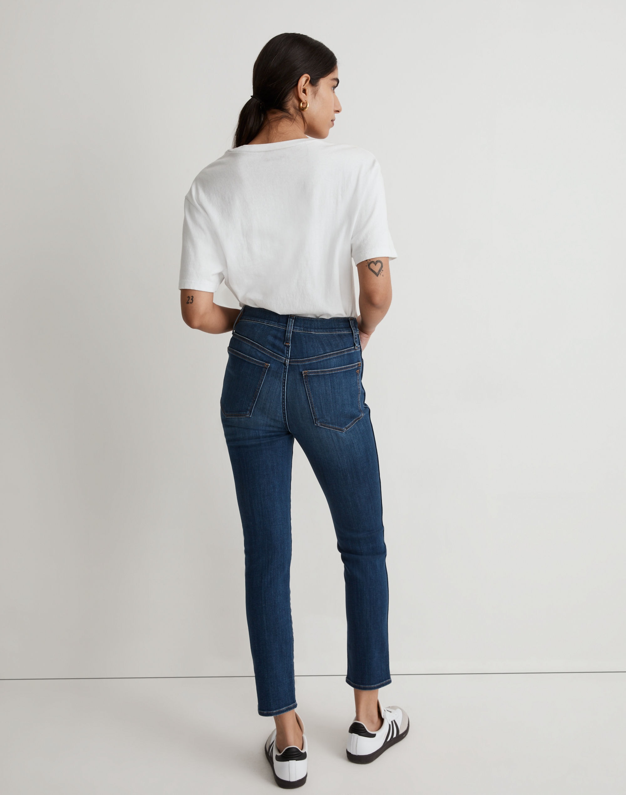Tall Stovepipe Jeans in Brentside Wash