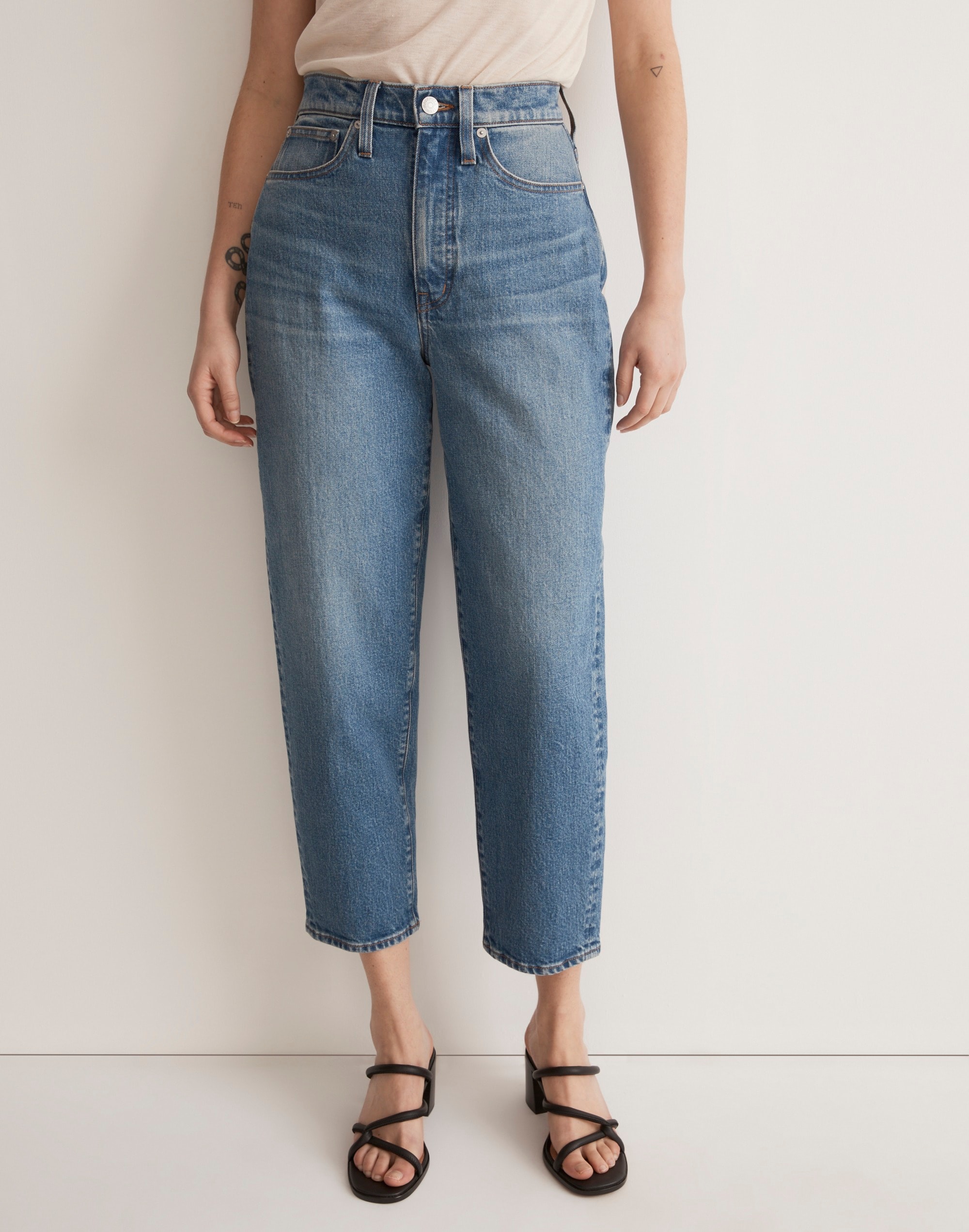 Petite Balloon Jeans in Grandile Wash