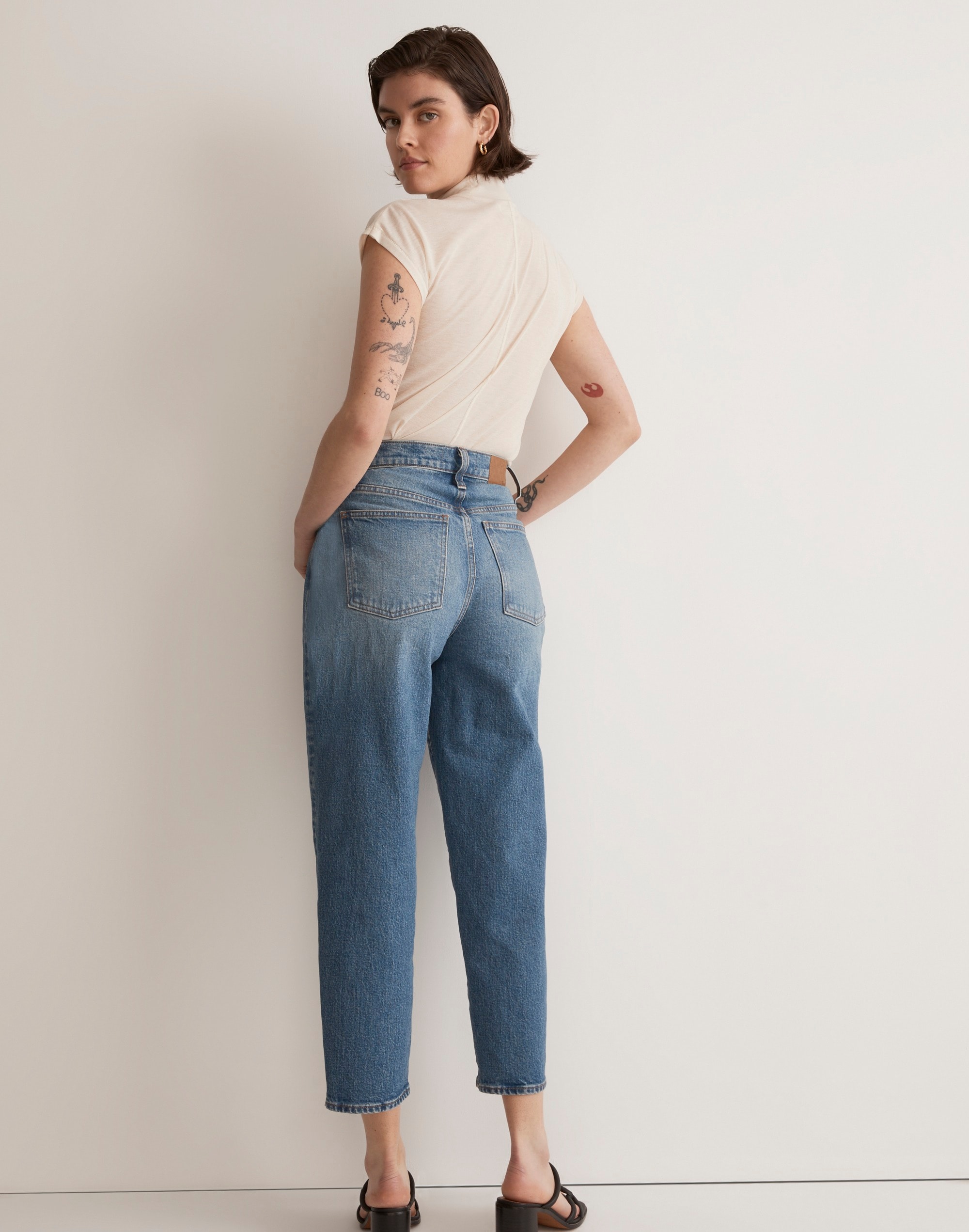 Petite Balloon Jeans in Grandile Wash
