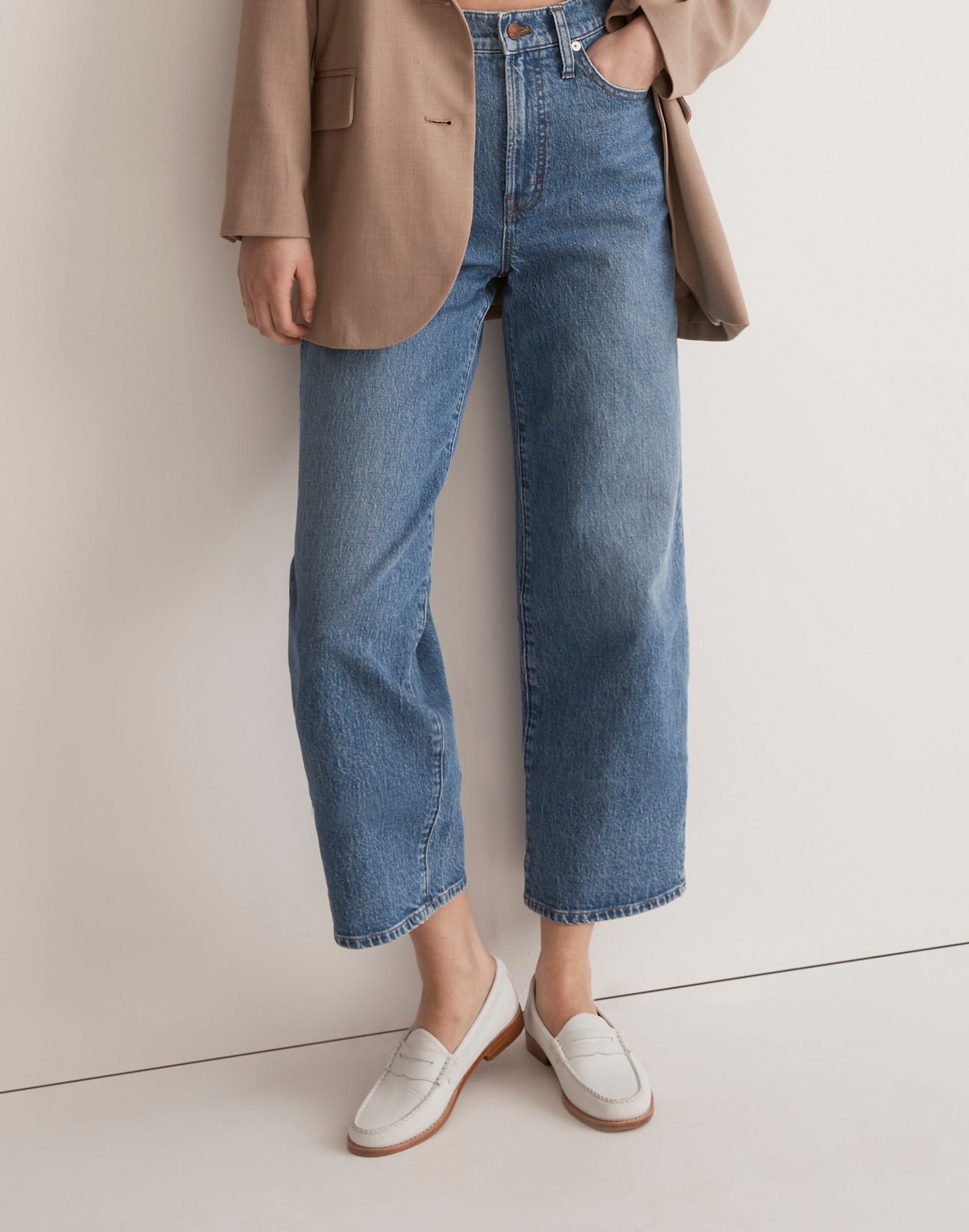 The Tall Perfect Vintage Wide-Leg Crop Jean