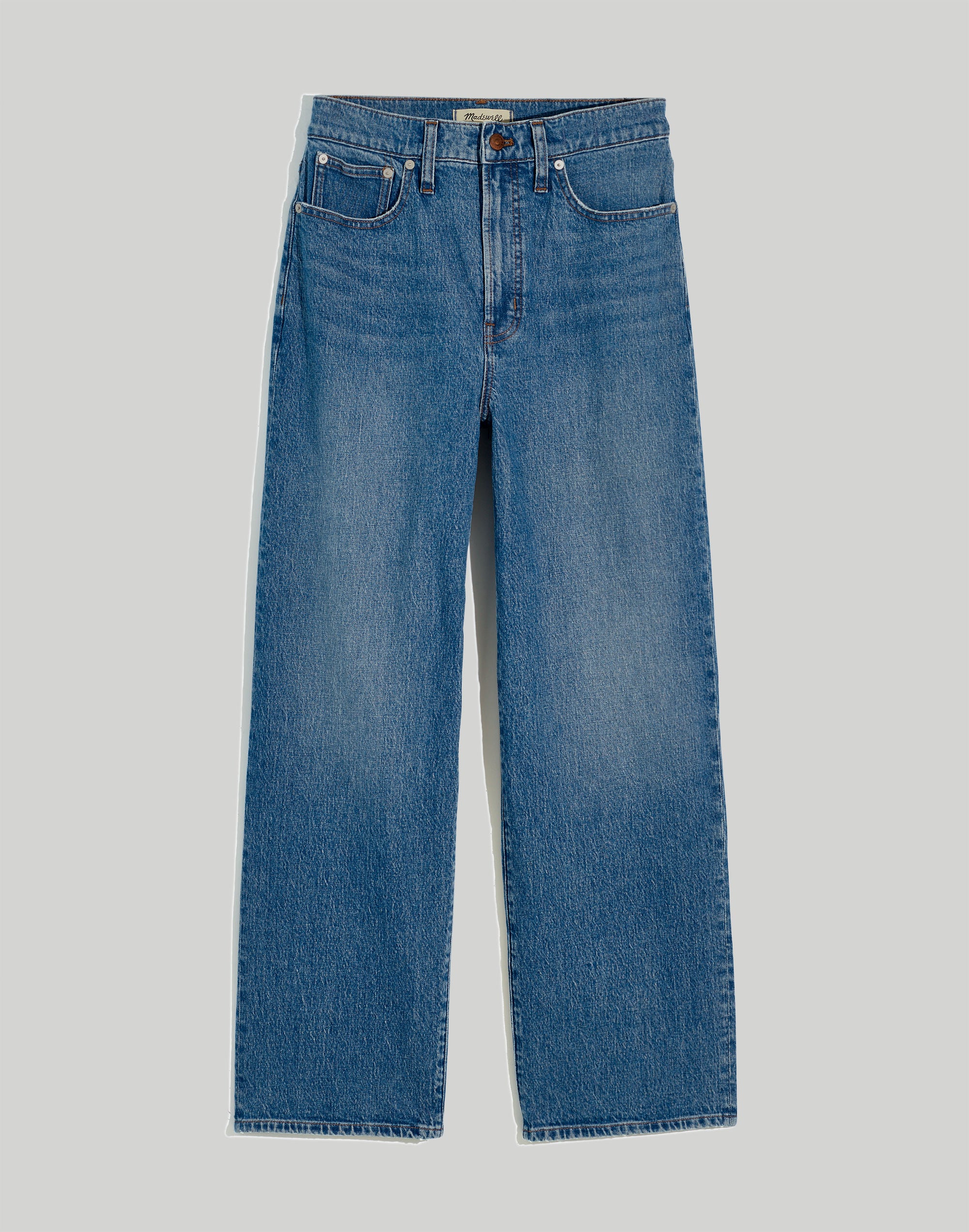 The Perfect Vintage Wide-Leg Crop Jean in Cresslow Wash