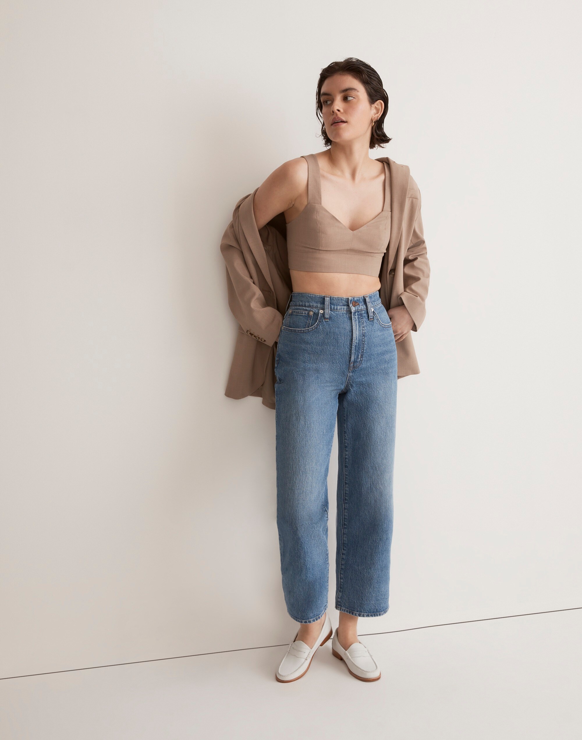 The Perfect Vintage Wide-Leg Crop Jean