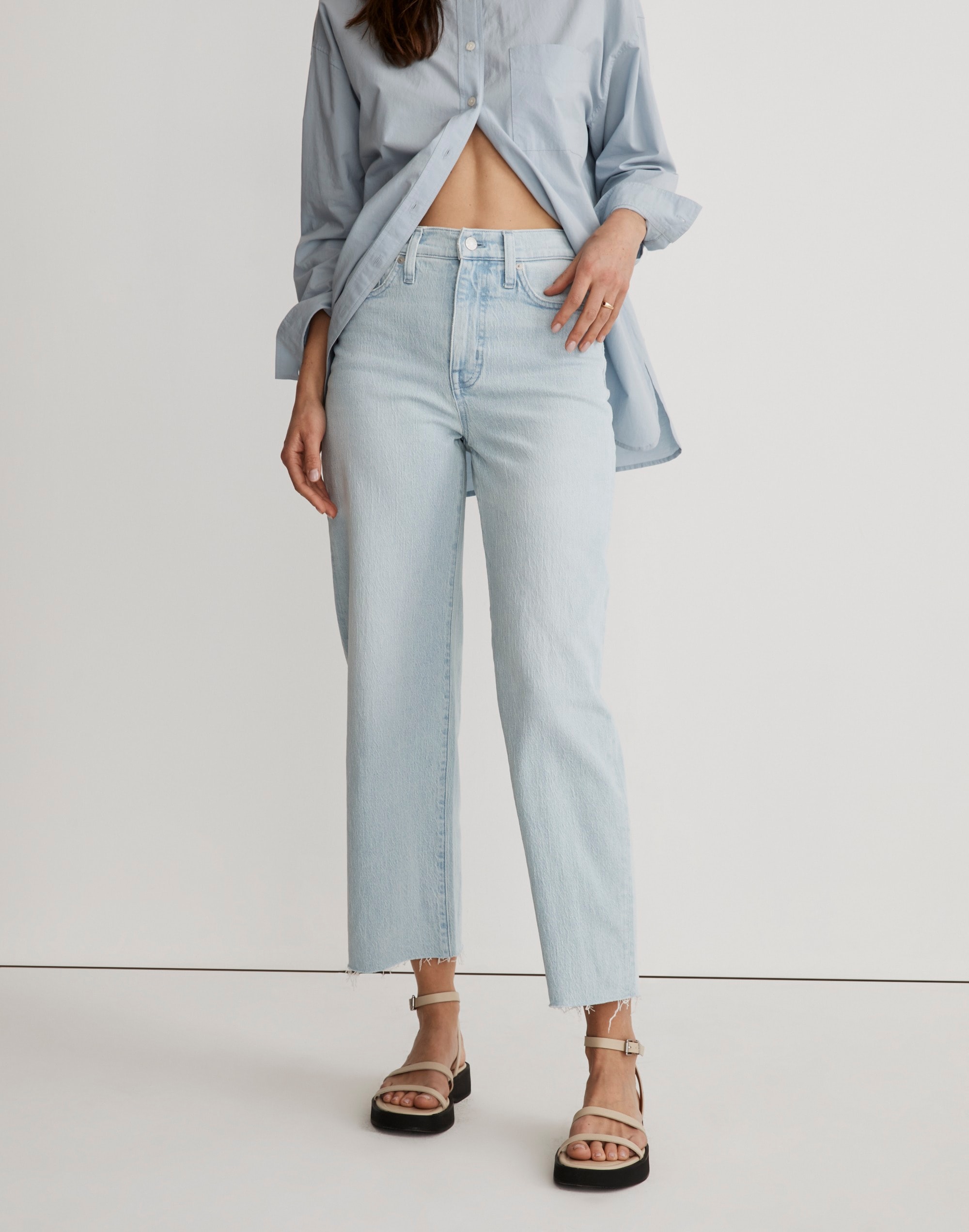 The Petite Perfect Vintage Wide-Leg Crop Jean