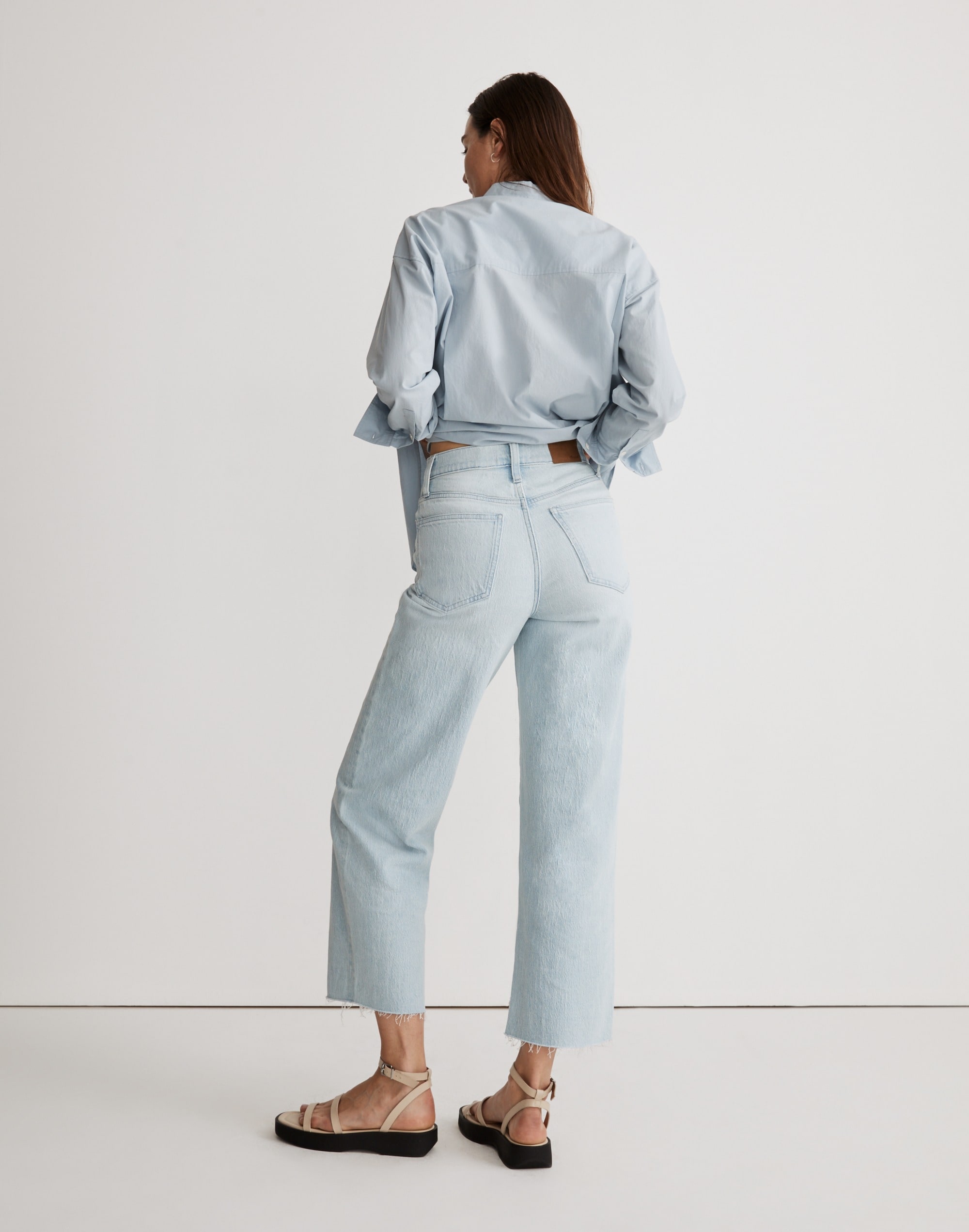 The Petite Perfect Vintage Wide-Leg Crop Jean