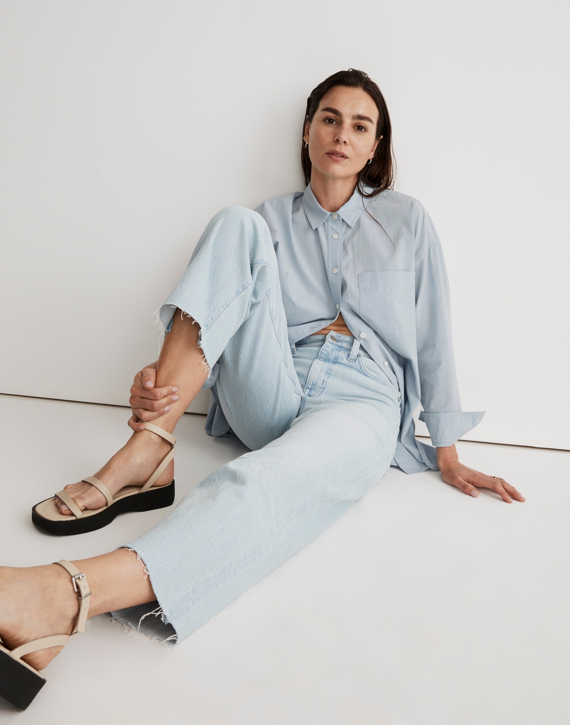 The Petite Perfect Vintage Wide-Leg Crop Jean