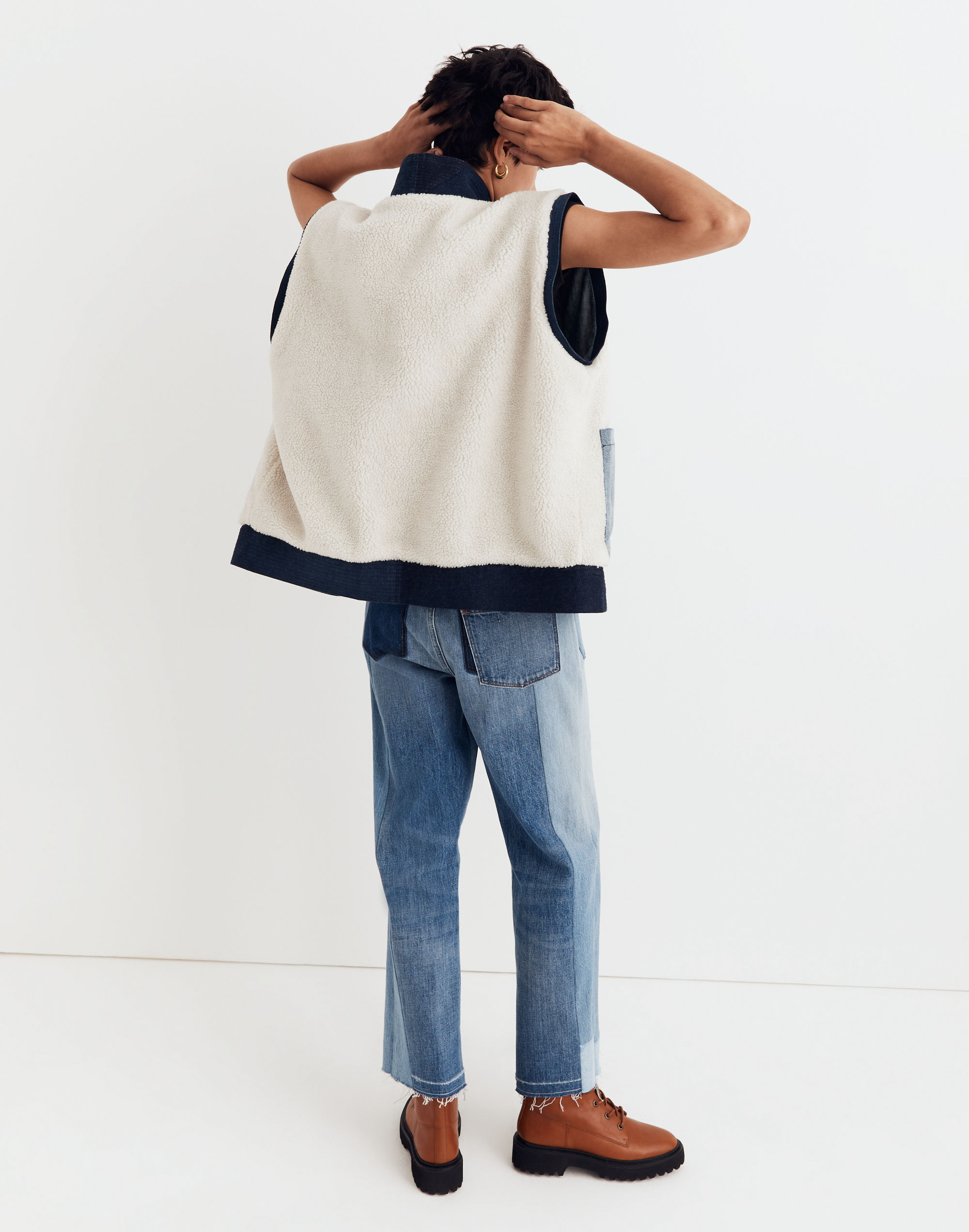 Upcycled Patchwork Vest