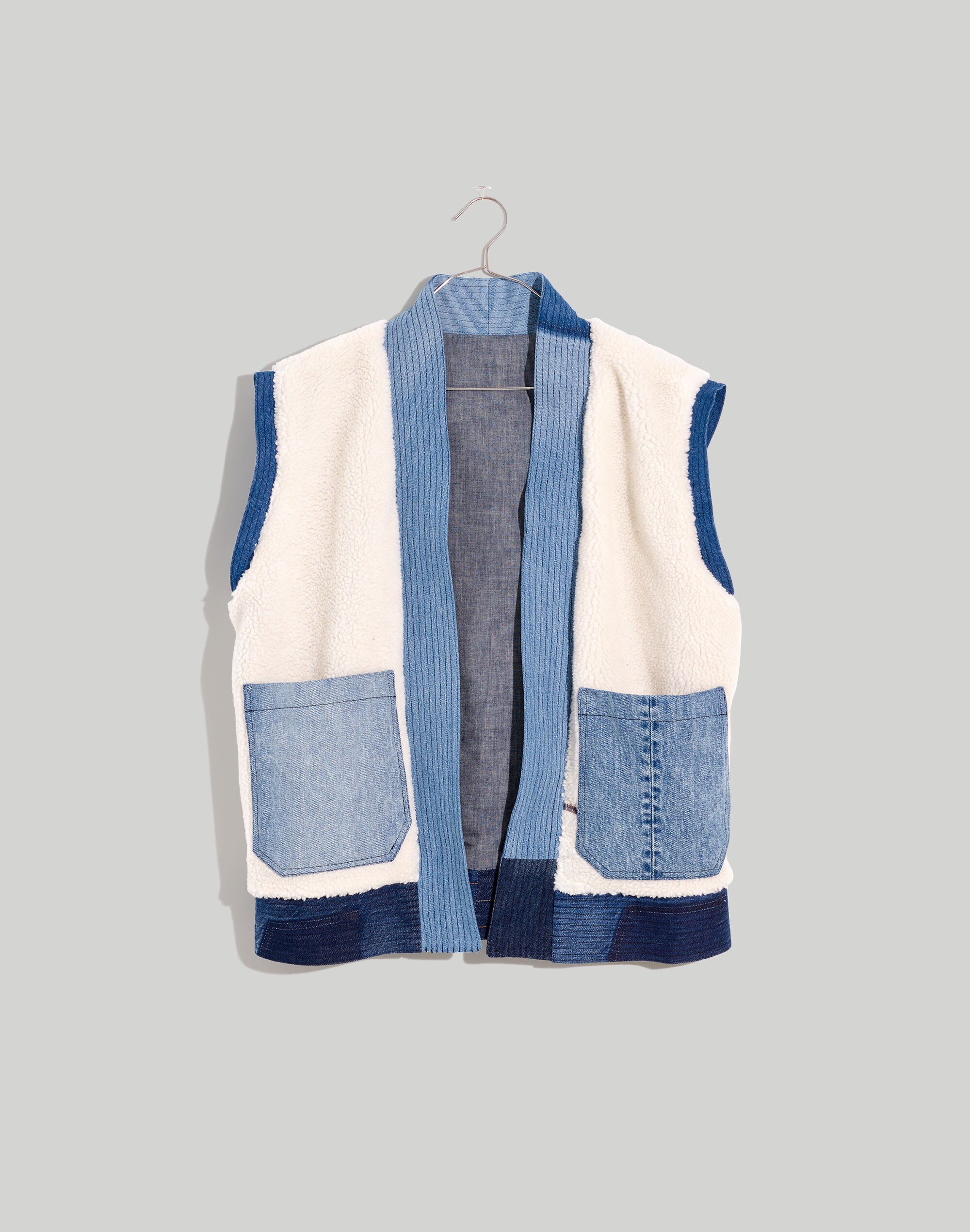 Upcycled Patchwork Vest