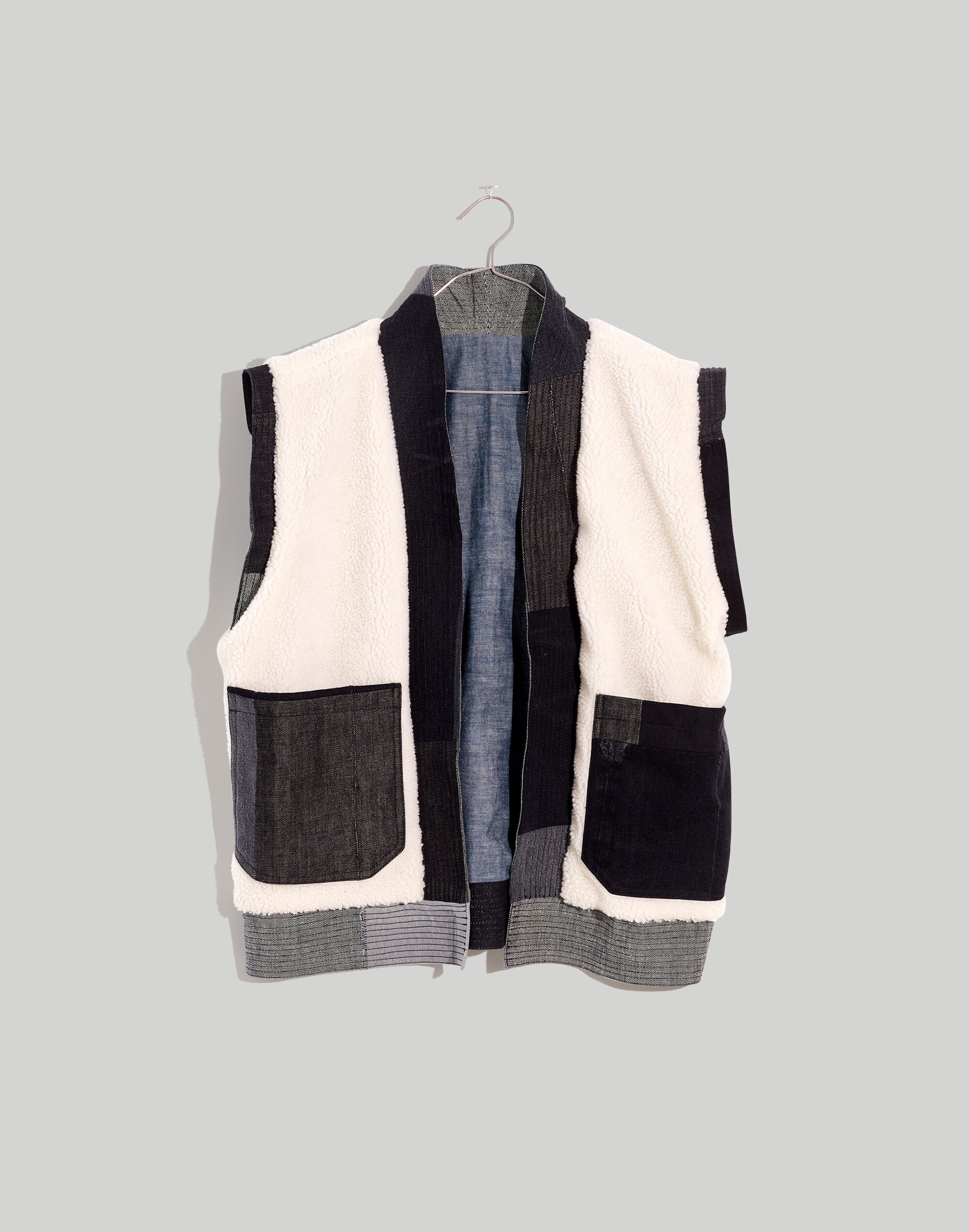 Upcycled Patchwork Vest