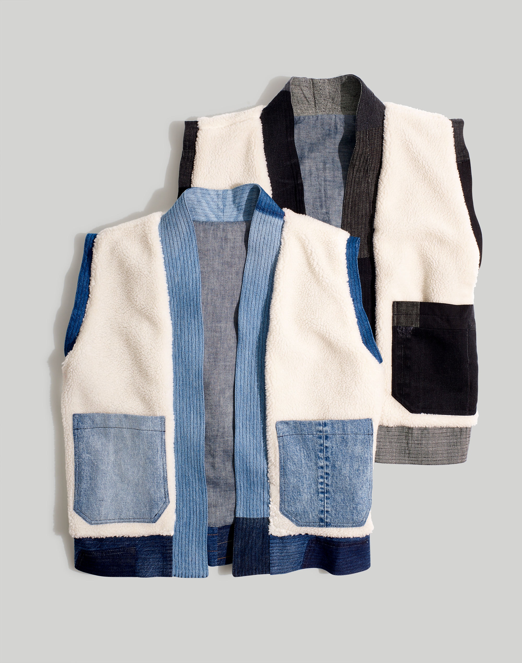 Upcycled Patchwork Vest