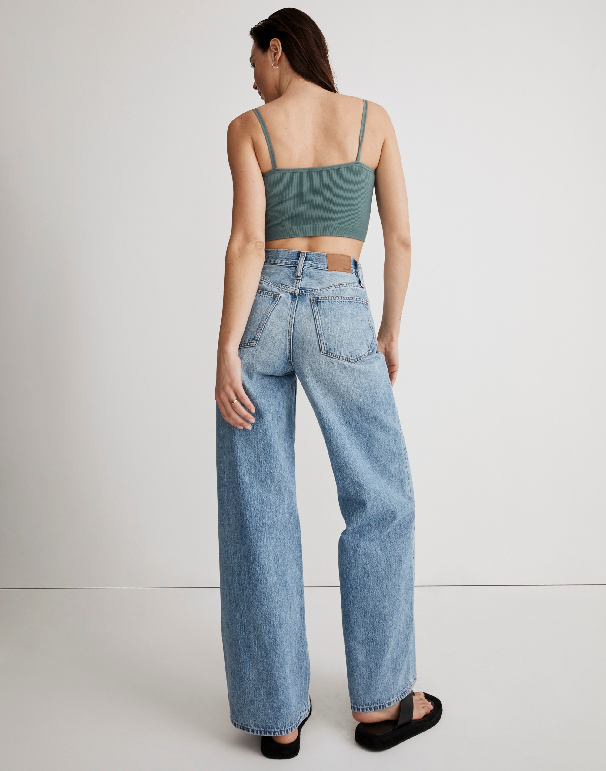 Superwide-Leg Jeans in Varian Wash