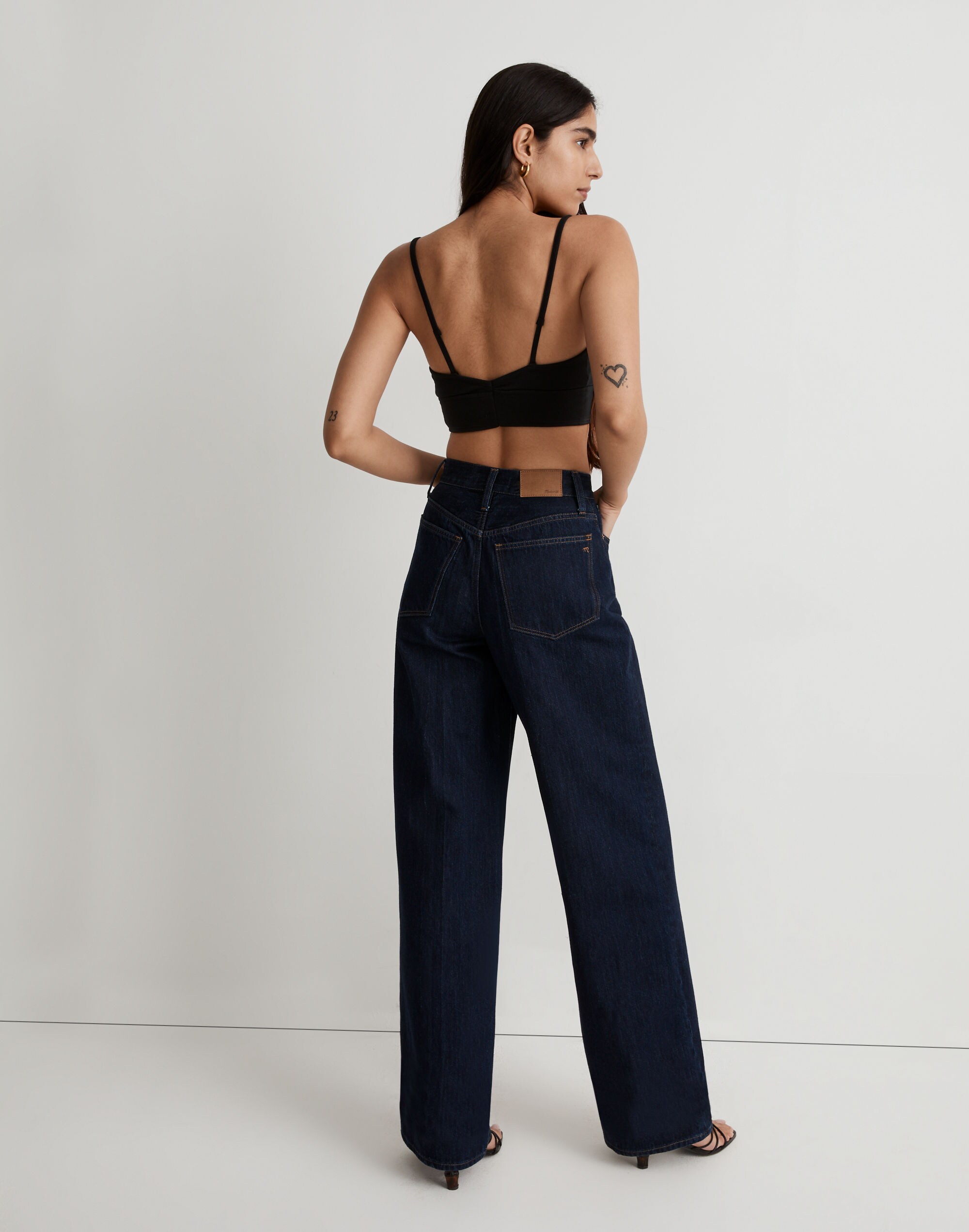 Superwide-Leg Jeans in Burleigh Wash