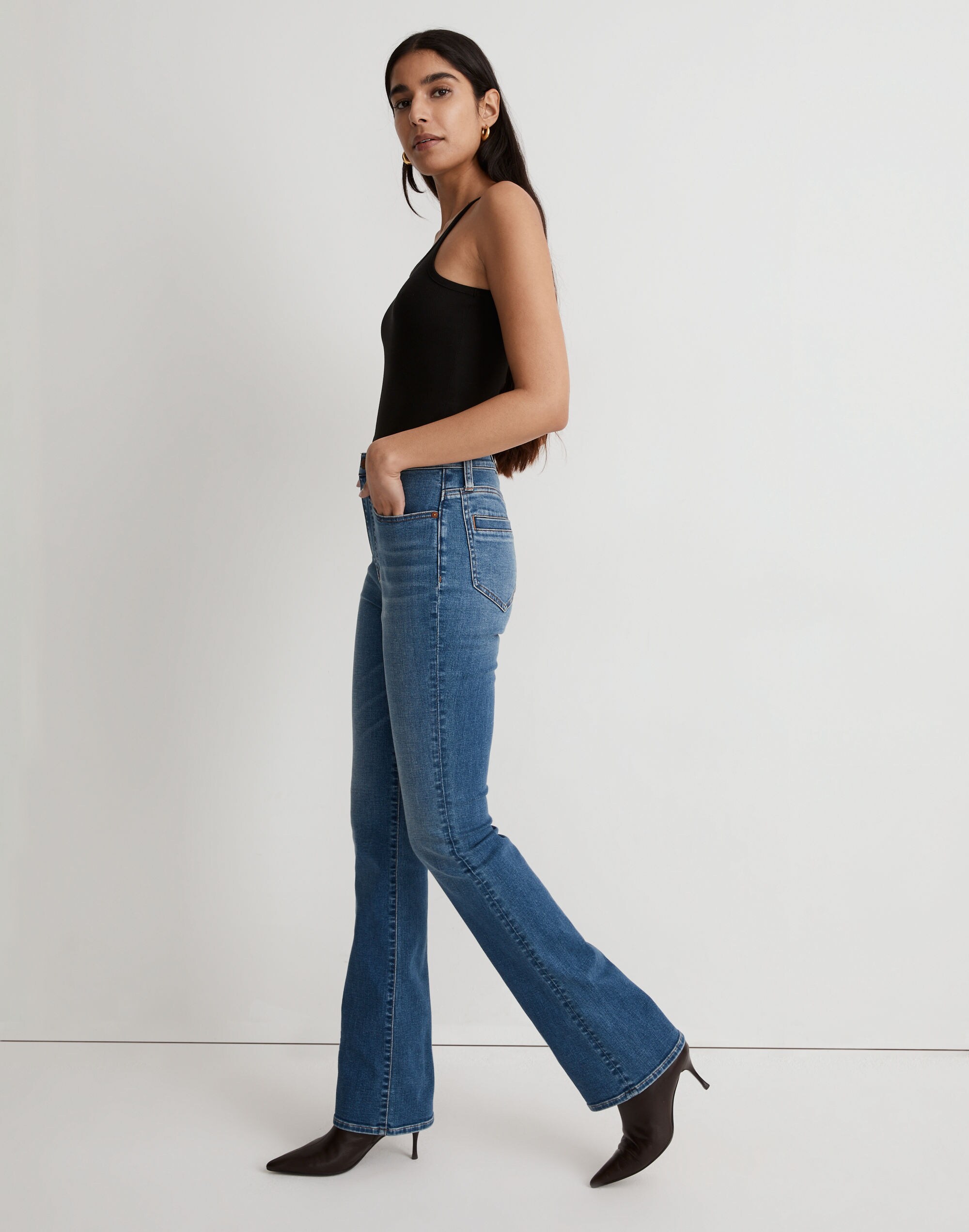 Tall Skinny Flare Jeans in Elevere Wash