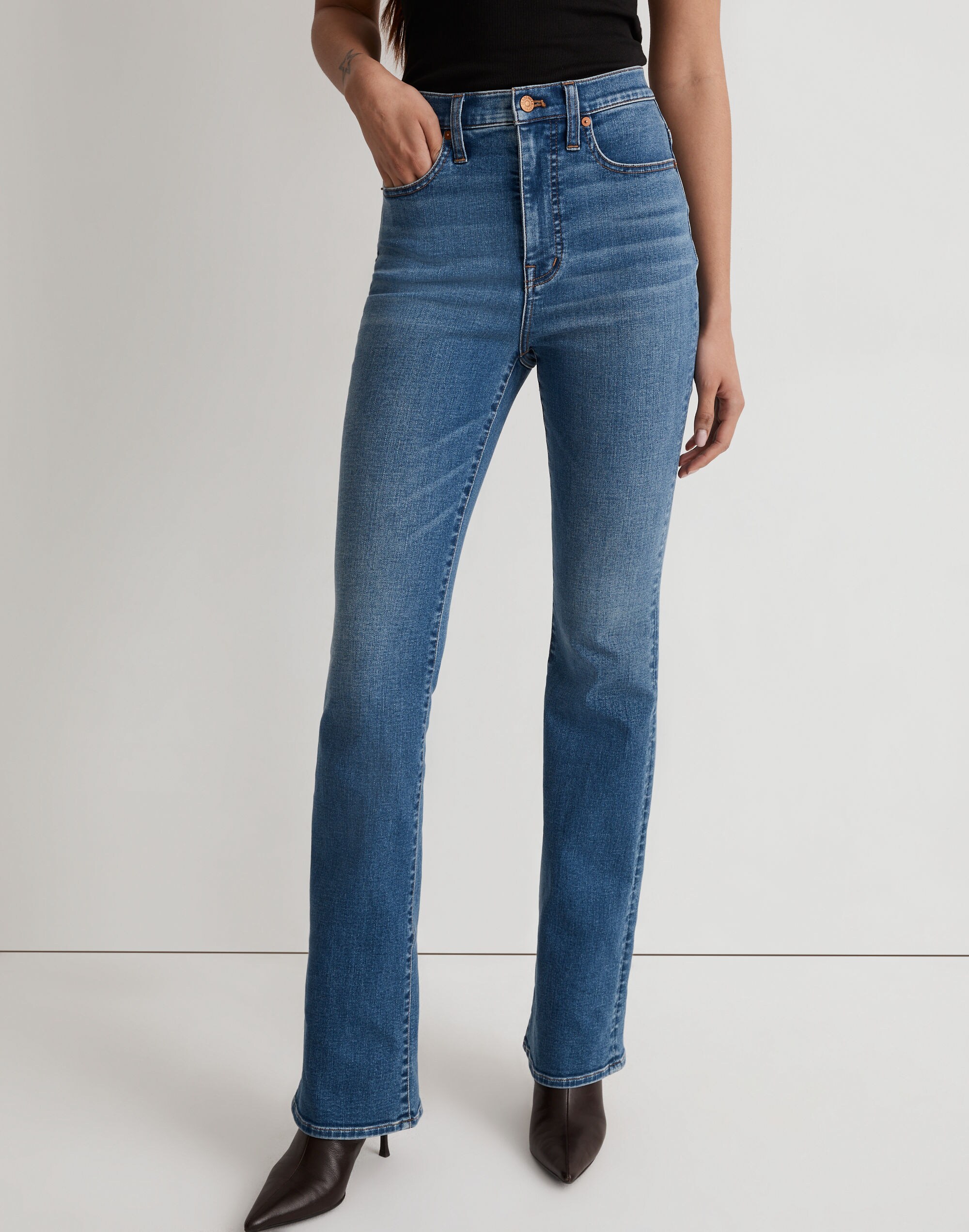 Tall Skinny Flare Jeans in Elevere Wash