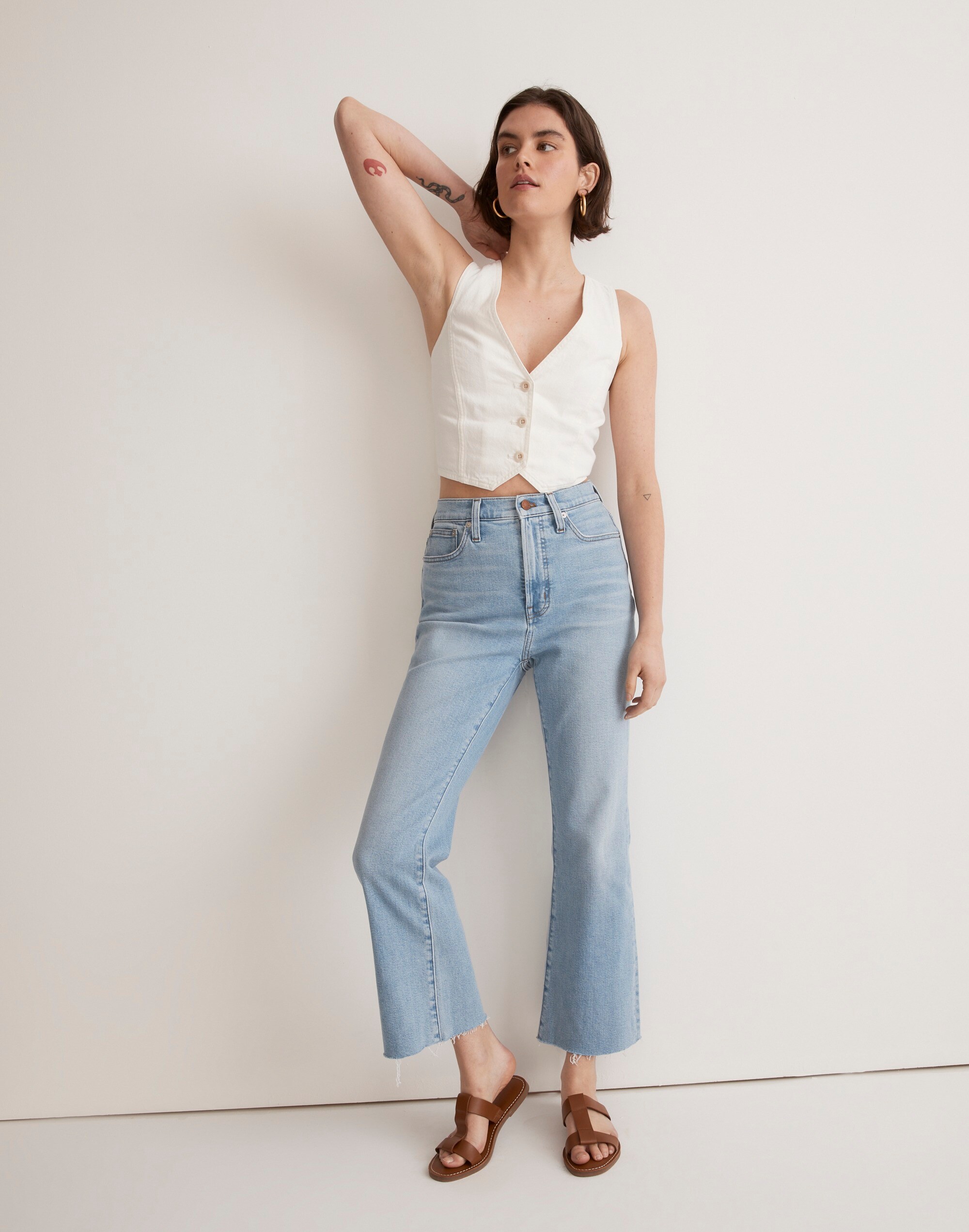 The Perfect Vintage Flare Crop