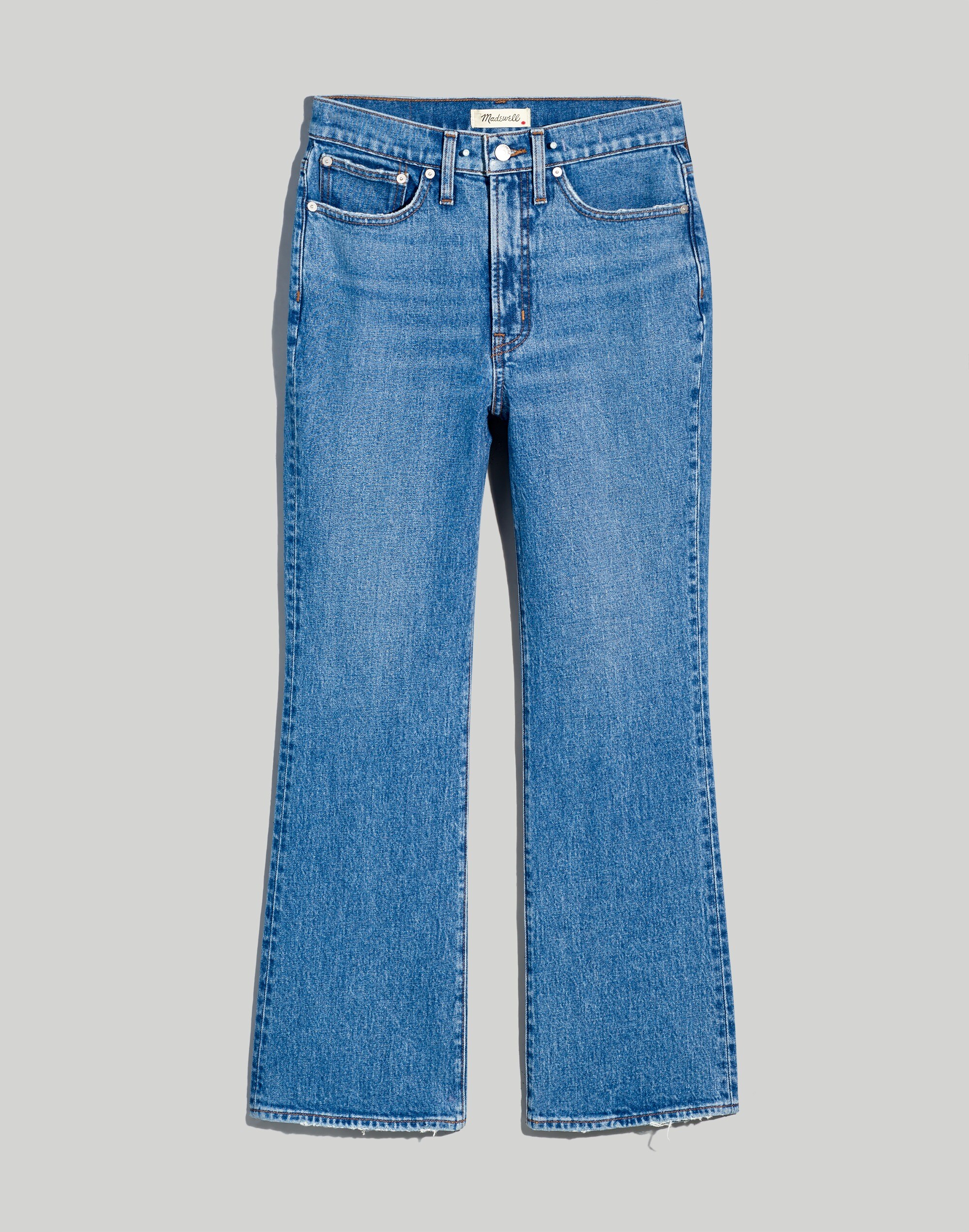 The Perfect Vintage Flare Crop Jean in Earlwood Wash