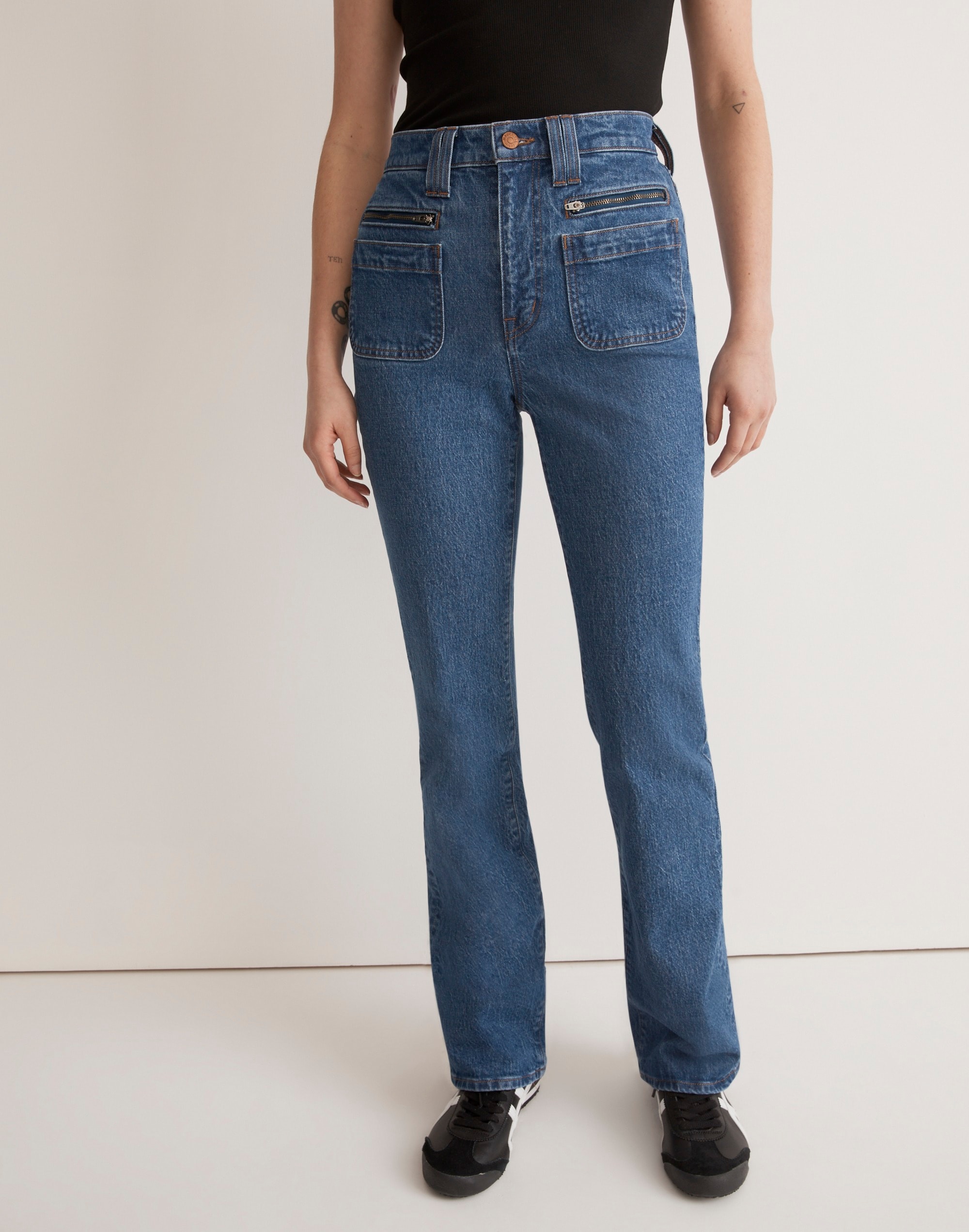 The Perfect Vintage Flare Jean Grahame Wash