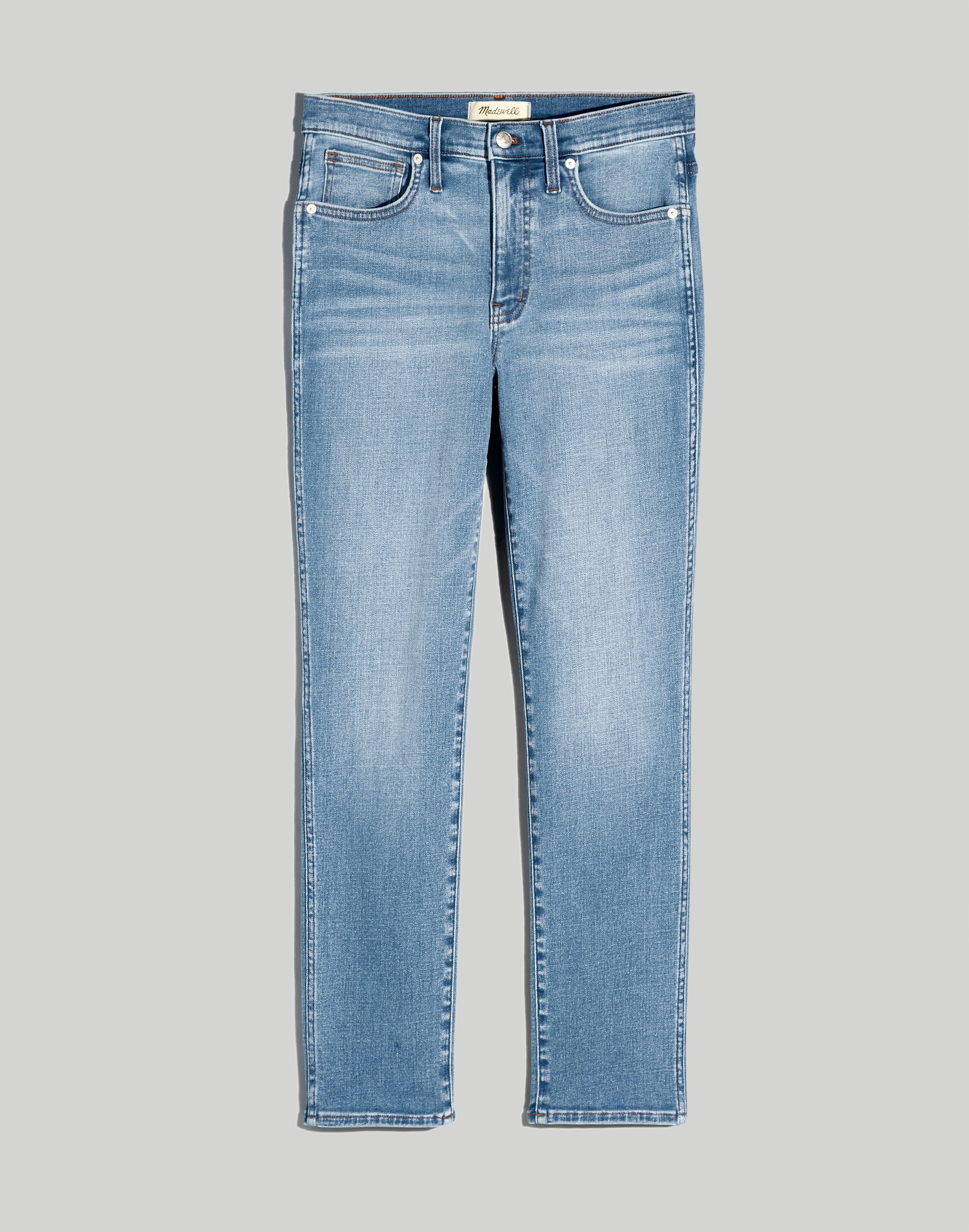 Petite Mid-Rise Stovepipe Jeans