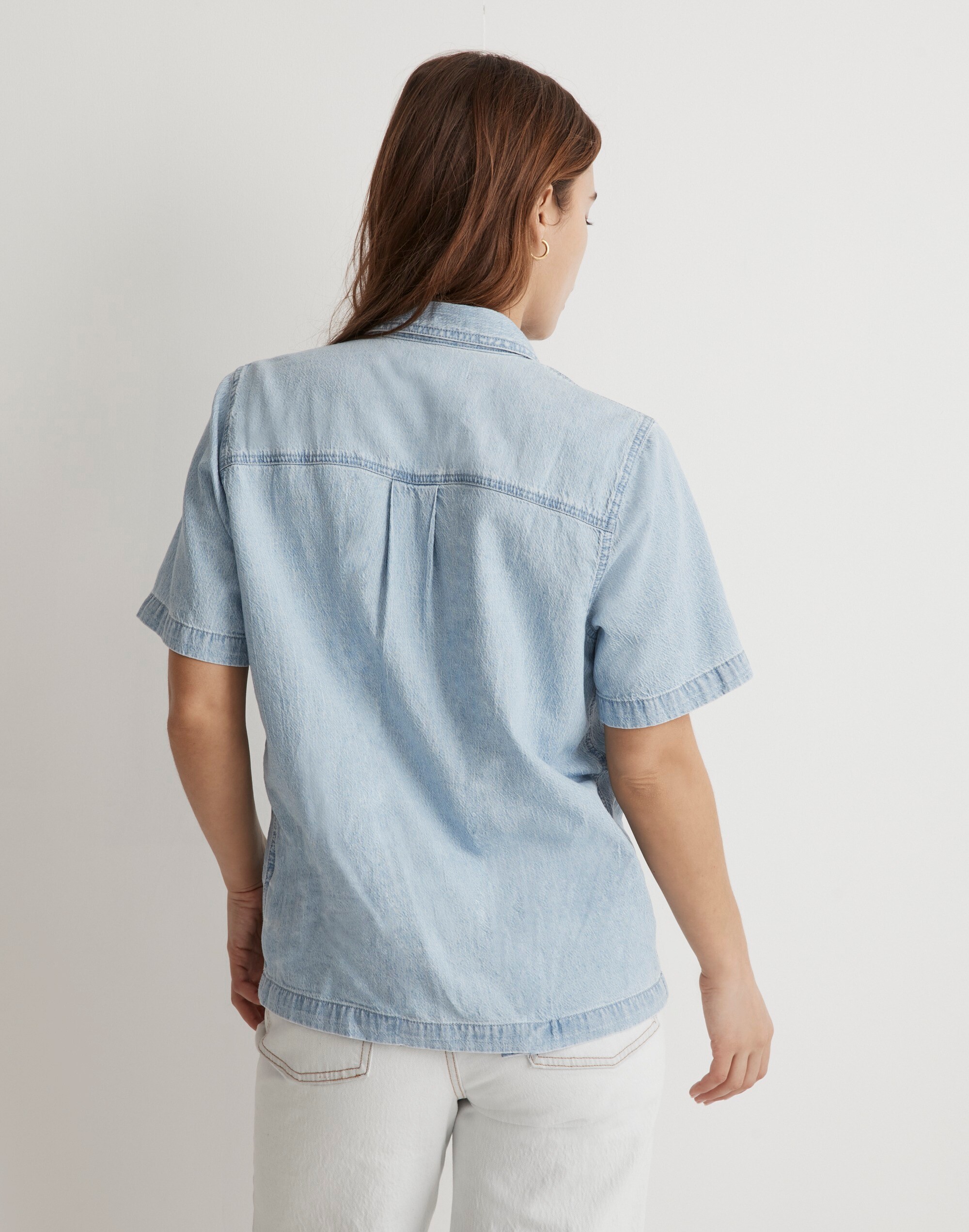 Denim Camp Shirt in Smithley Wash | Madewell