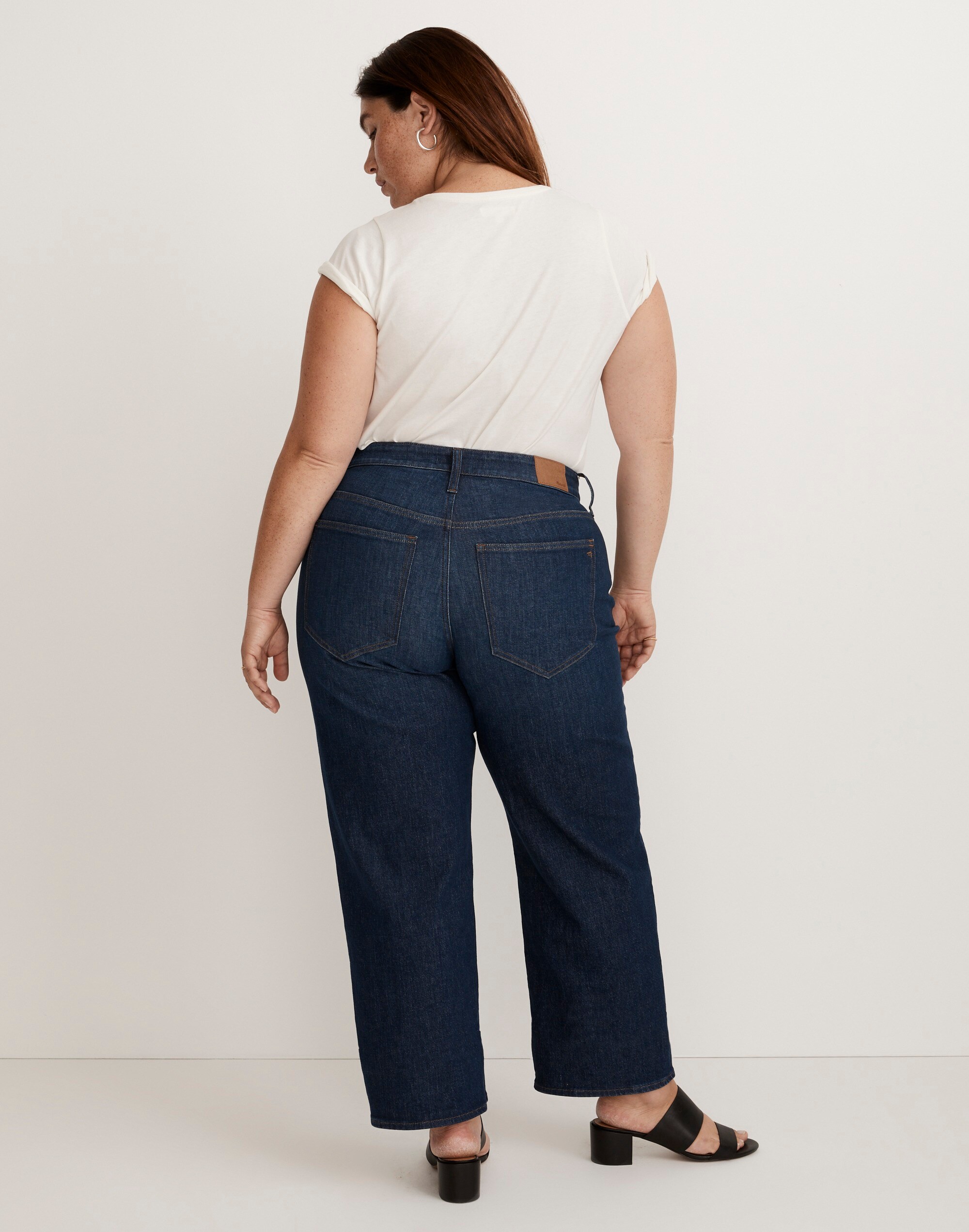 The Plus Perfect Vintage Wide-Leg Jean in Chartwood Wash