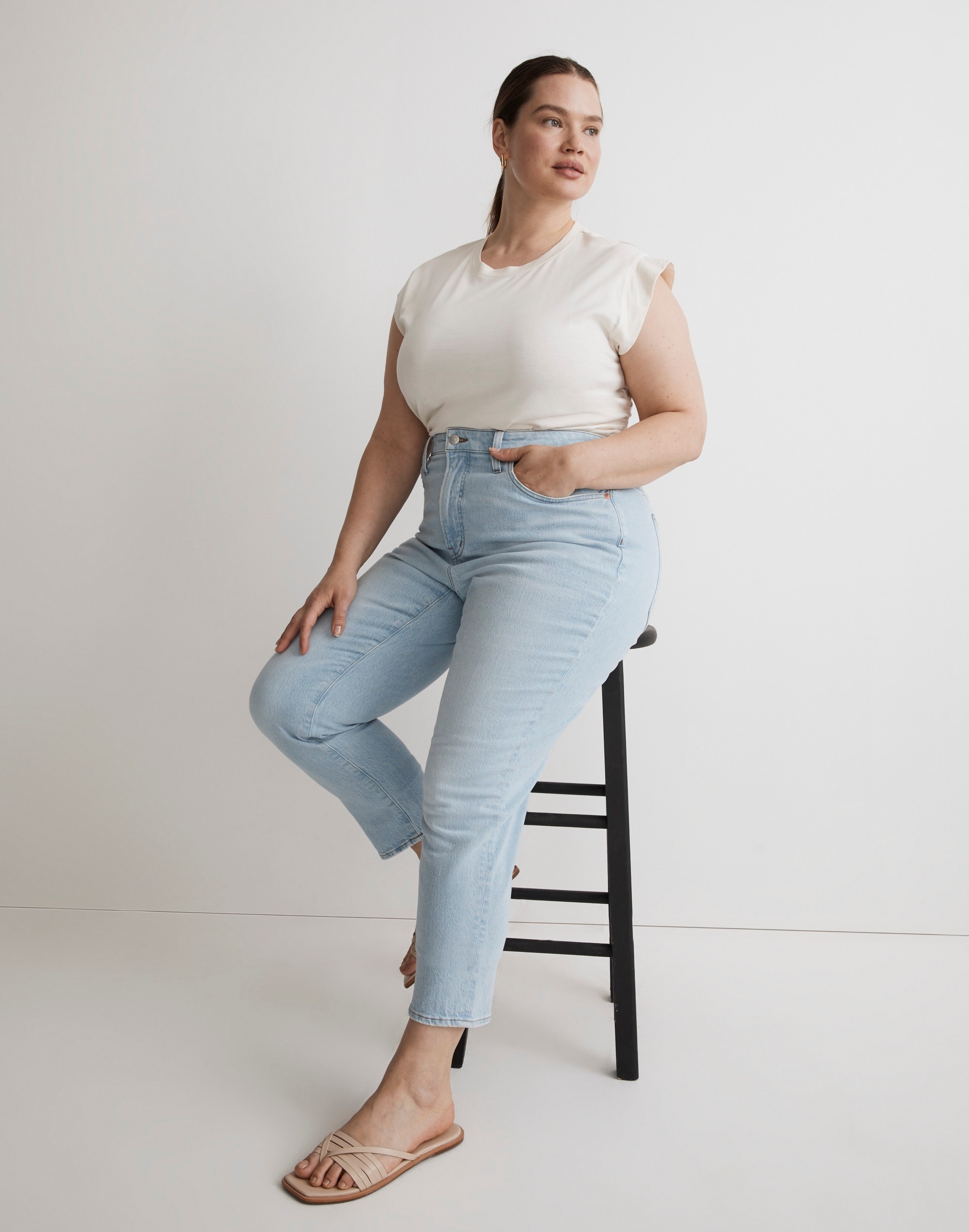The Plus Perfect Vintage Jean in Delora Wash