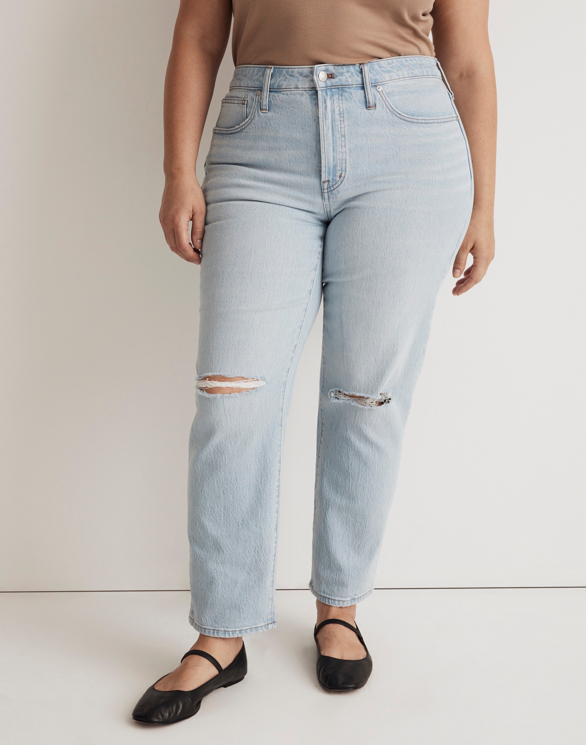 The Plus Perfect Vintage Straight Jean in Westanna Wash