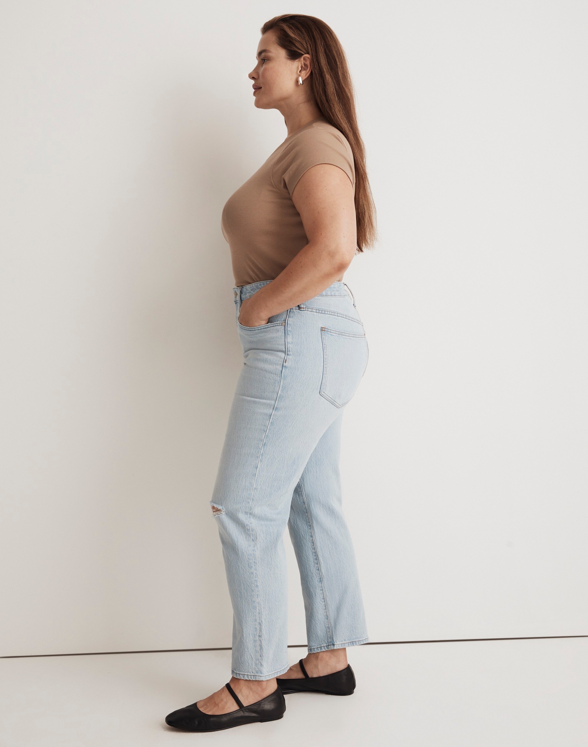 The Plus Perfect Vintage Straight Jean in Westanna Wash