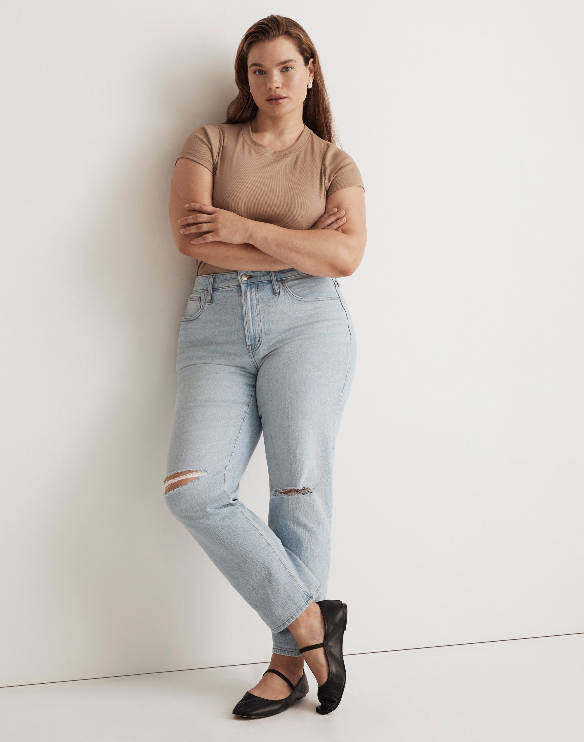 The Plus Perfect Vintage Straight Jean in Westanna Wash