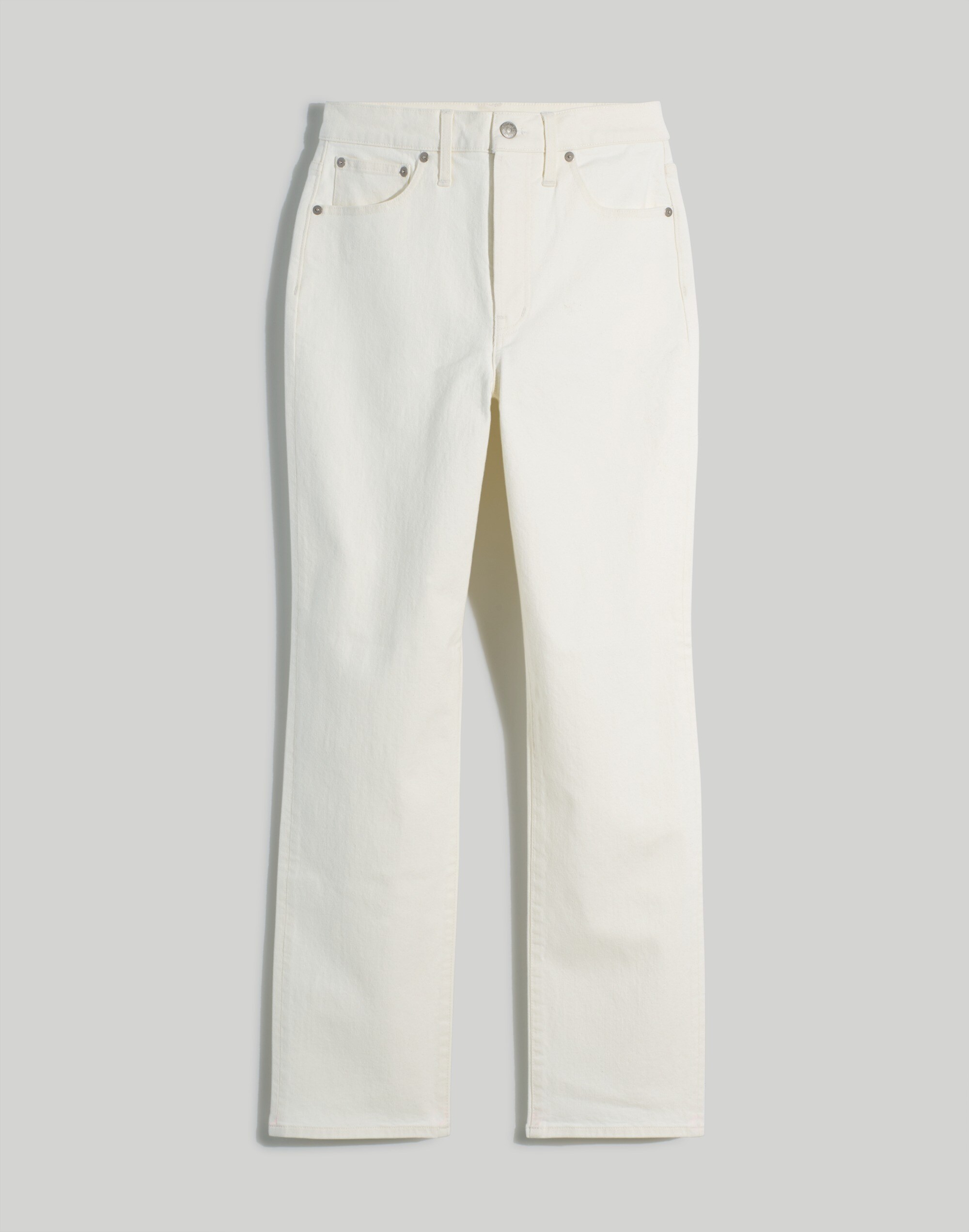 The Plus Perfect Vintage Straight Jean in Tile White
