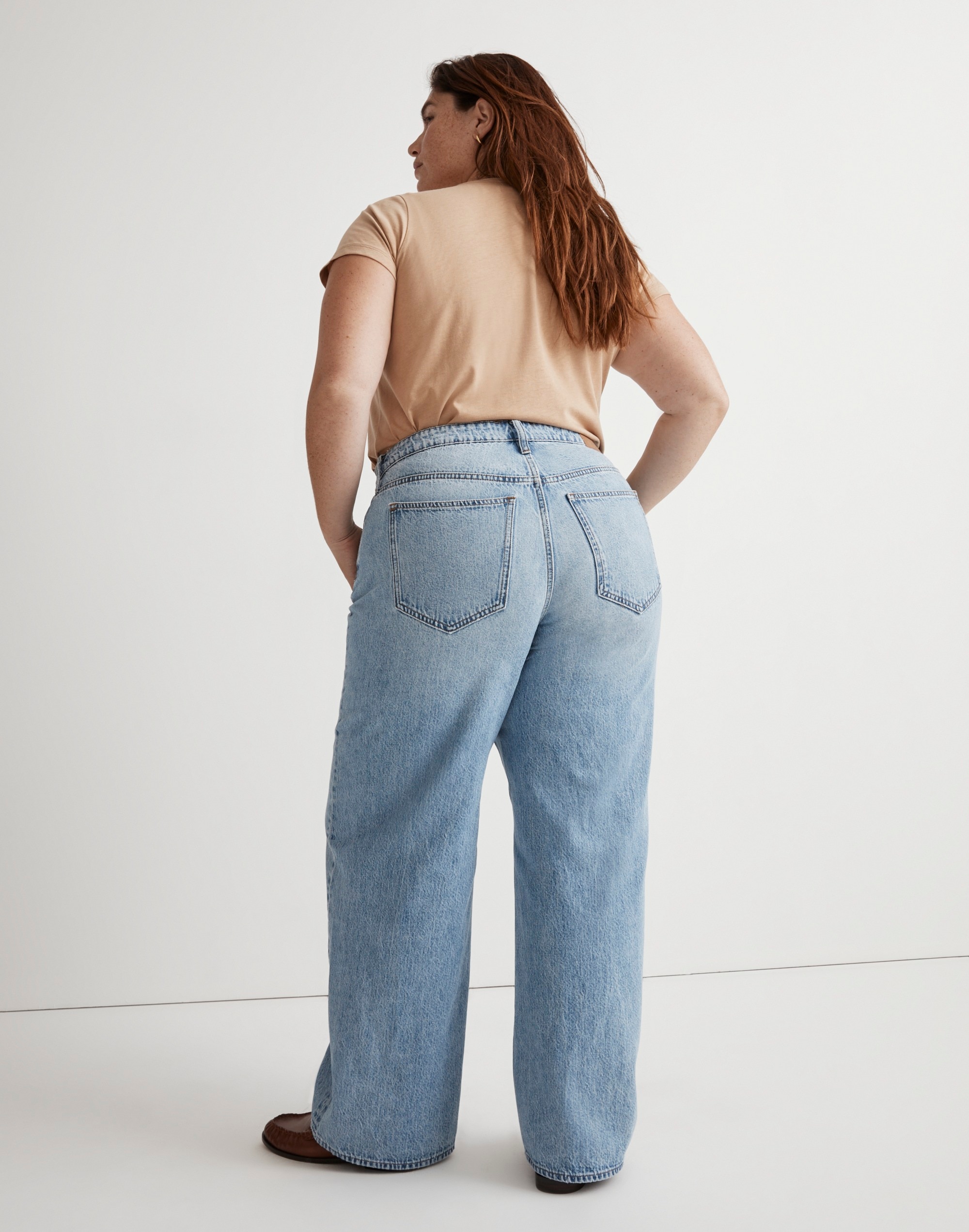 Plus Superwide-Leg Jeans in Varian Wash