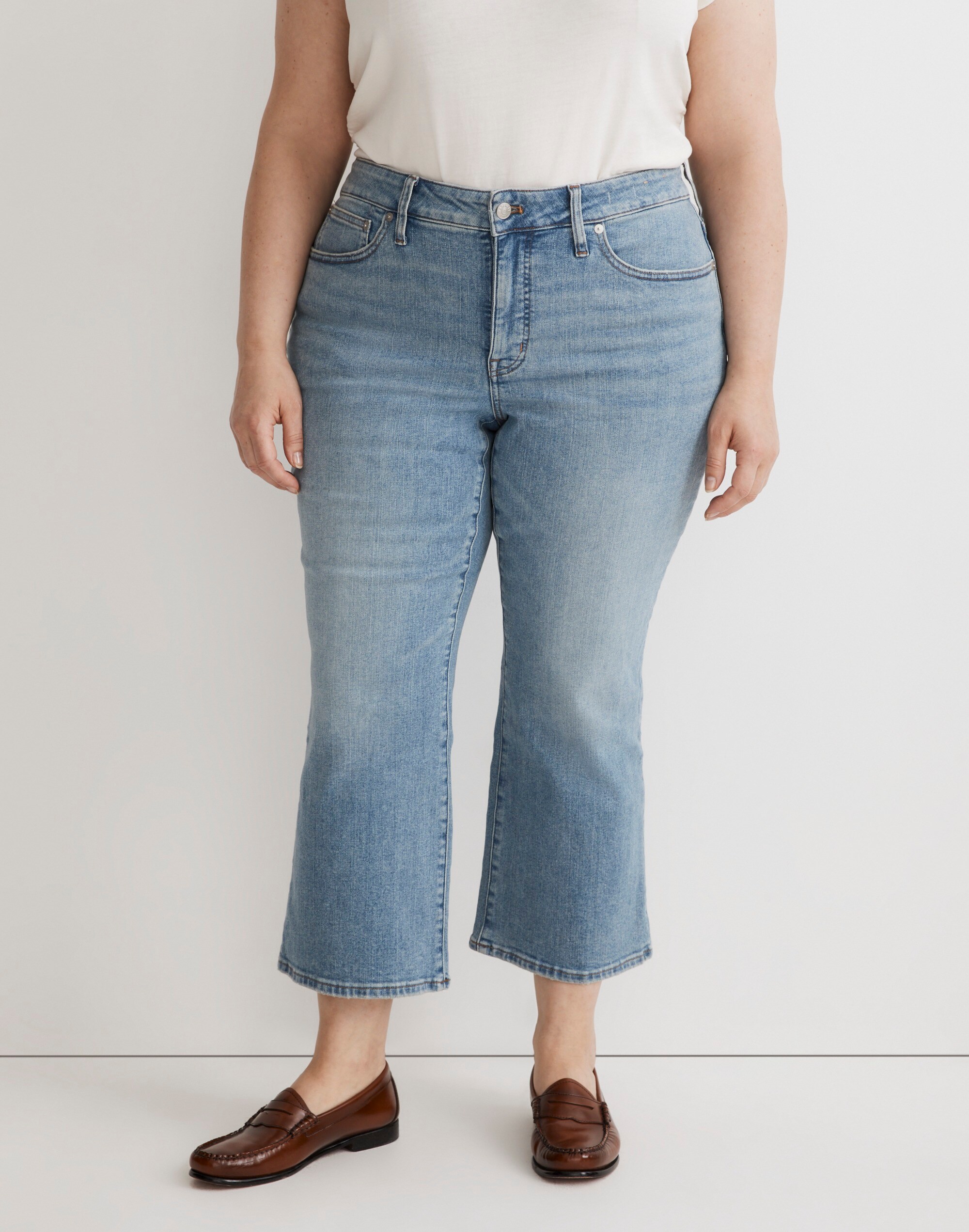 Plus Kick Out Crop Jeans
