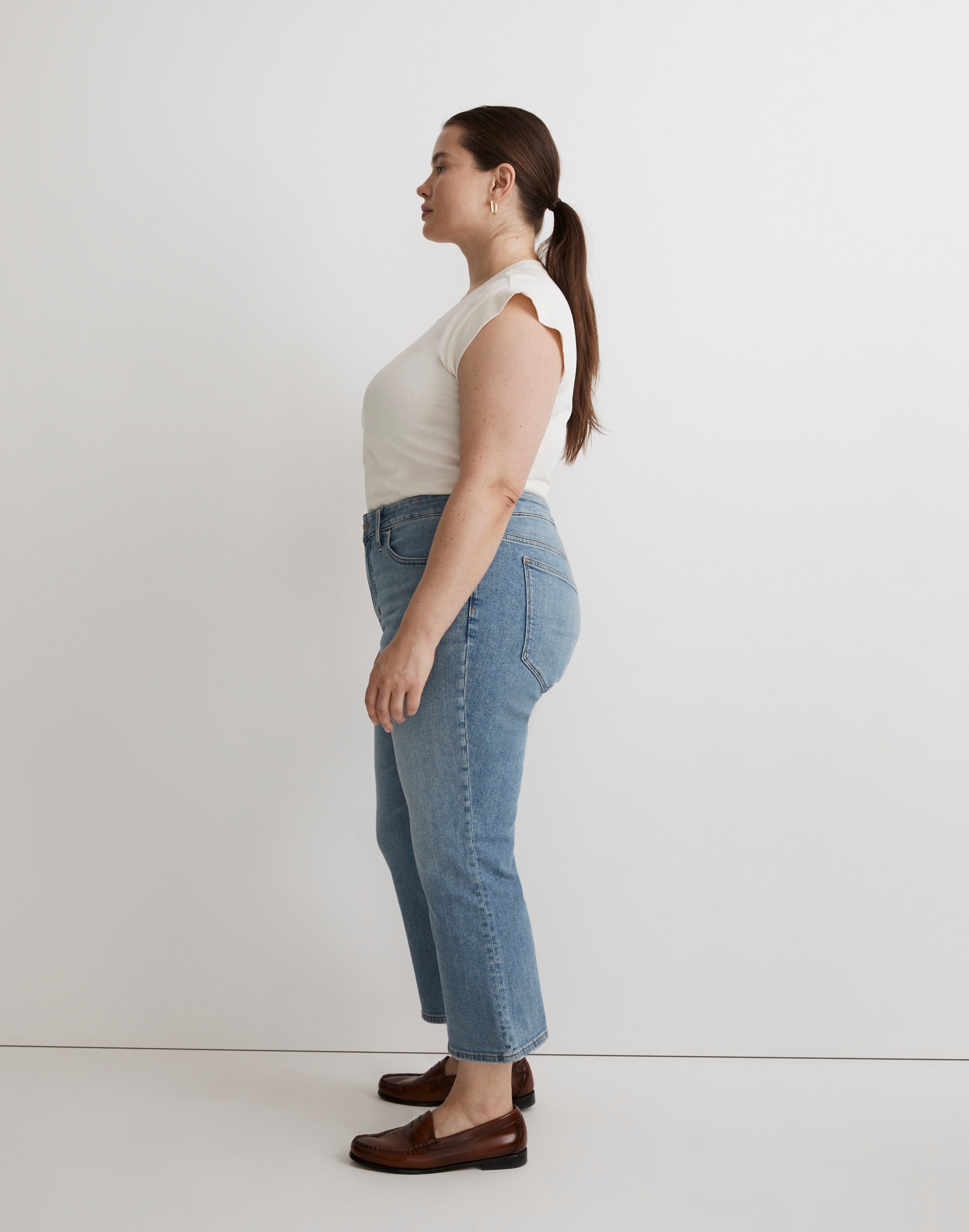 Plus Kick Out Crop Jeans