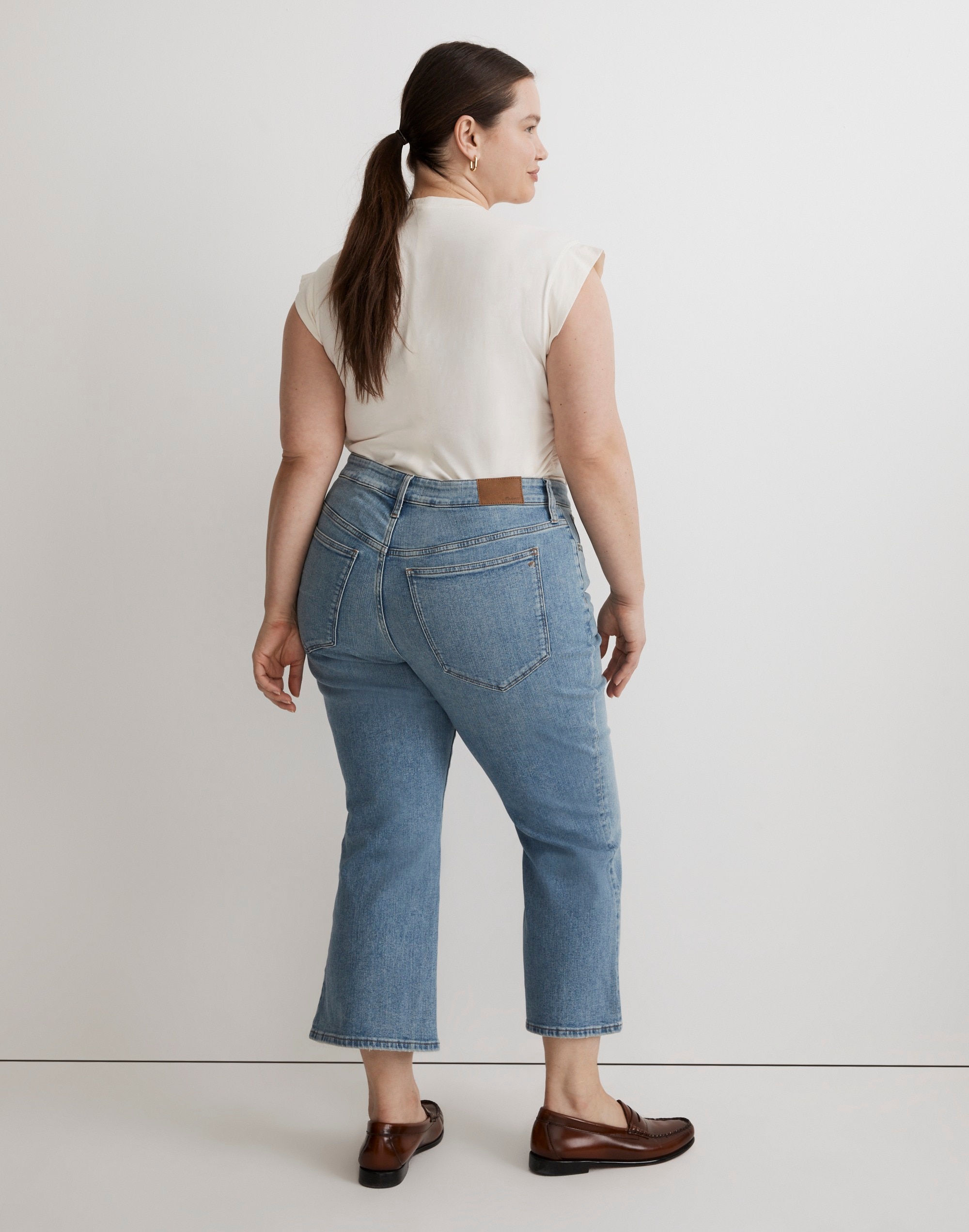 Plus Kick Out Crop Jeans