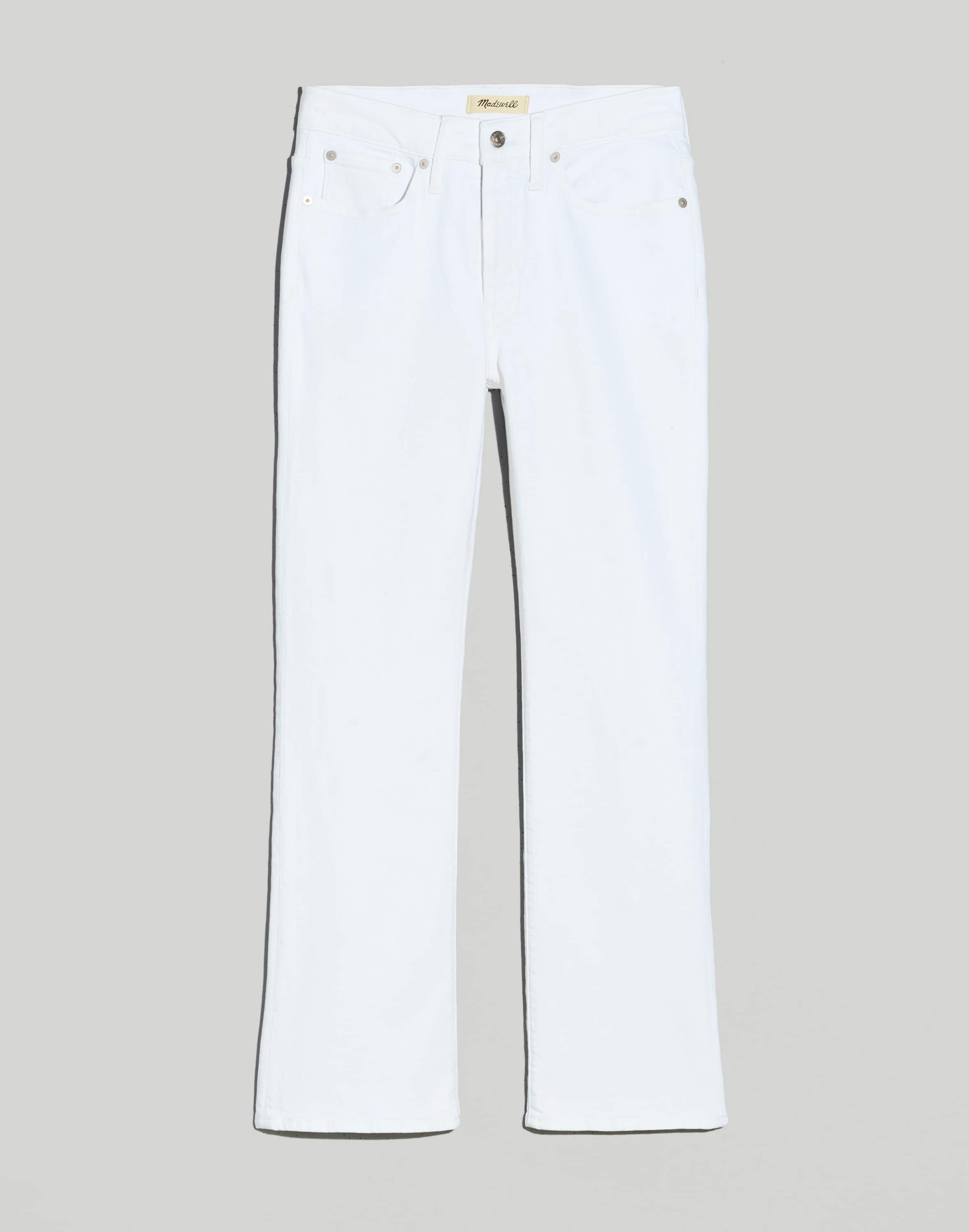 Plus Kick Out Crop Jeans Pure White