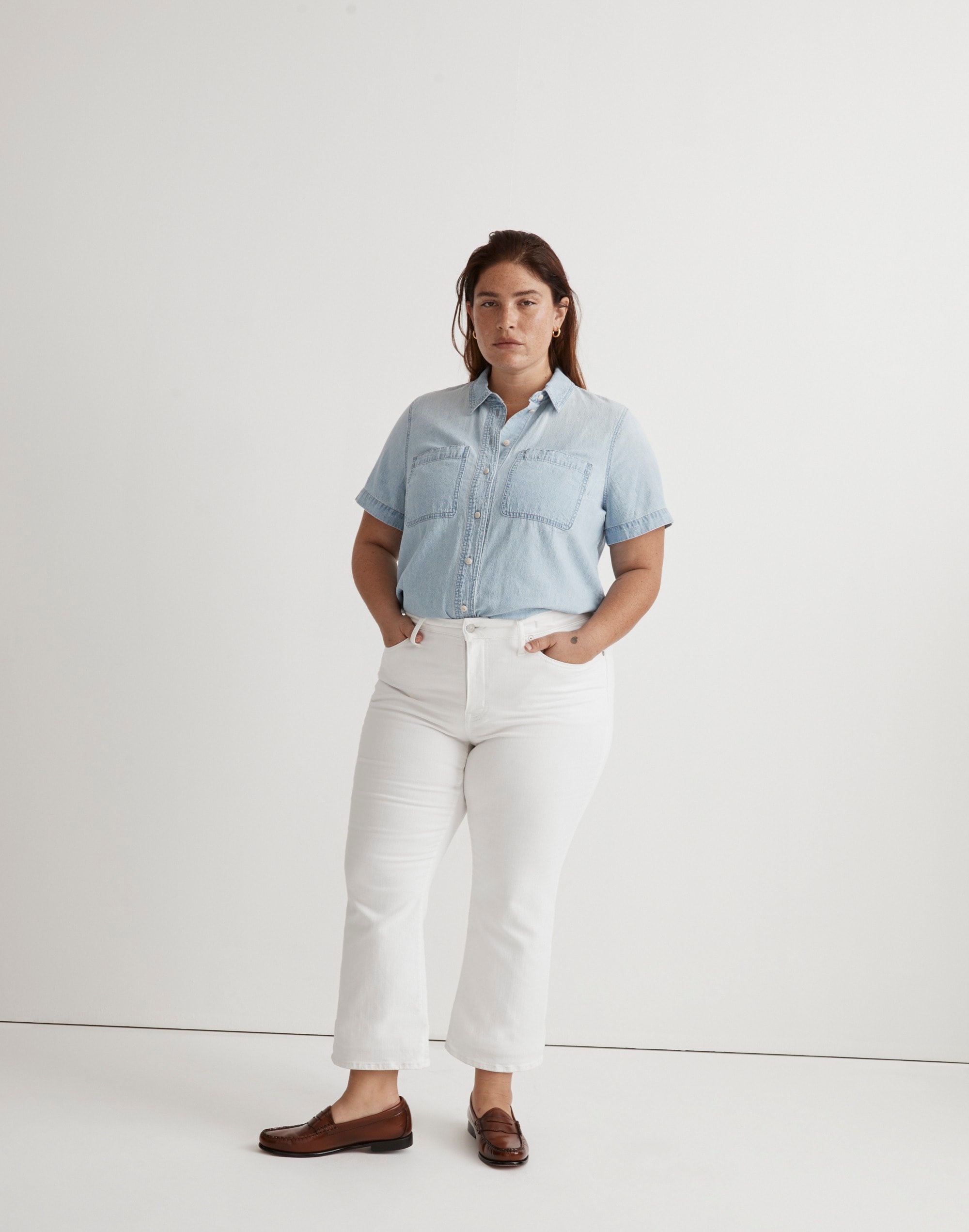 Plus Kick Out Crop Jeans