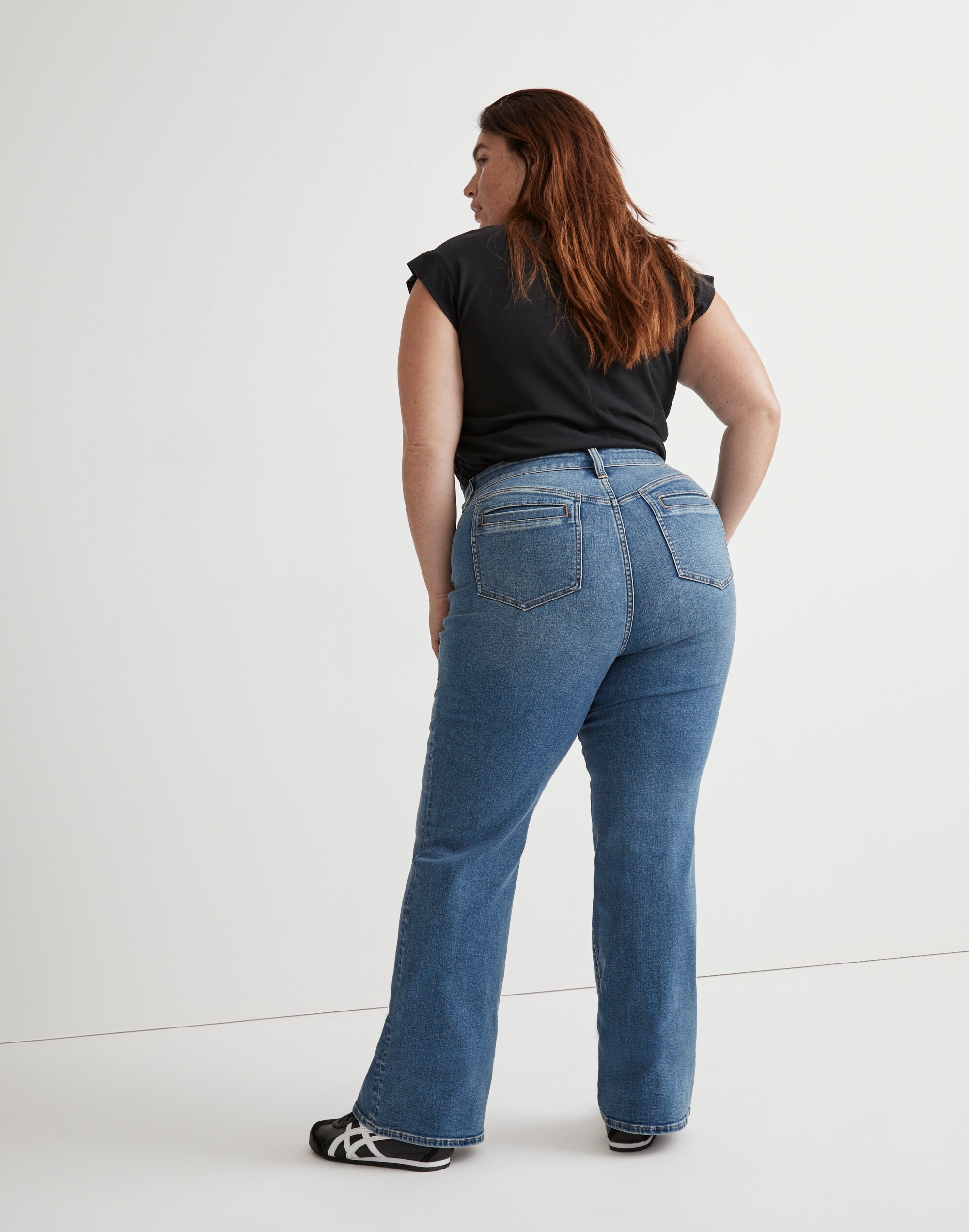 Plus Skinny Flare Jeans in Elevere Wash