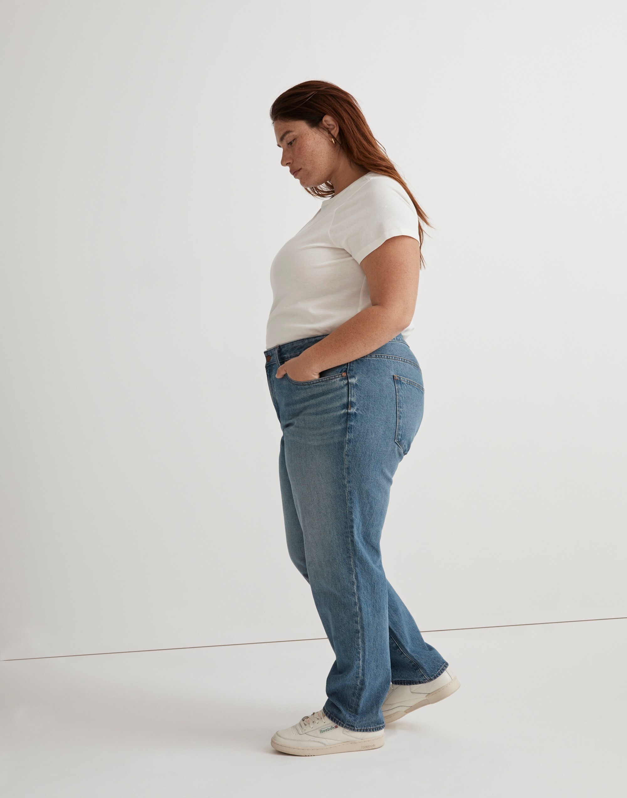The Plus Slouchy Boyjean in Astonia Wash