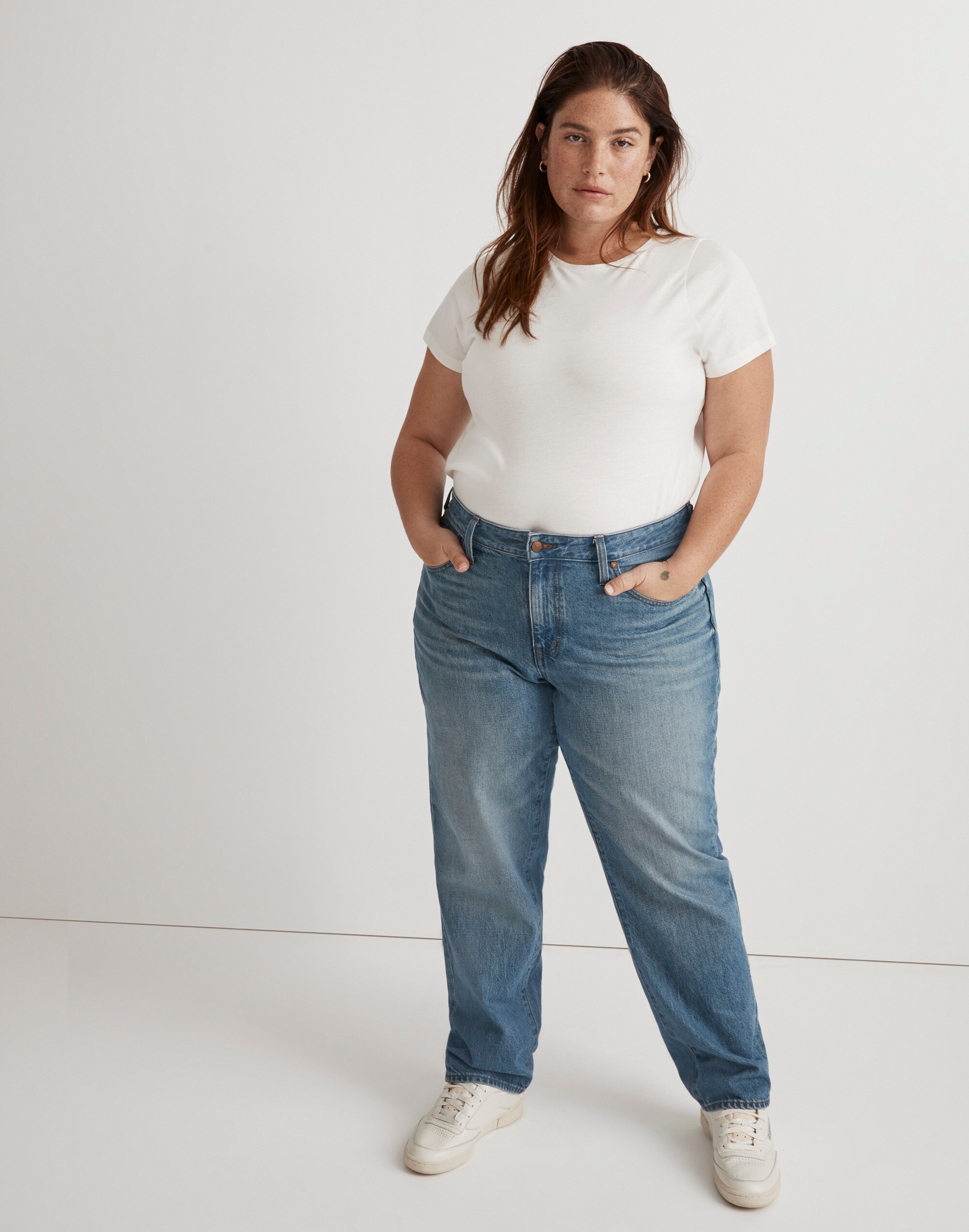 The Plus Slouchy Boyjean in Astonia Wash
