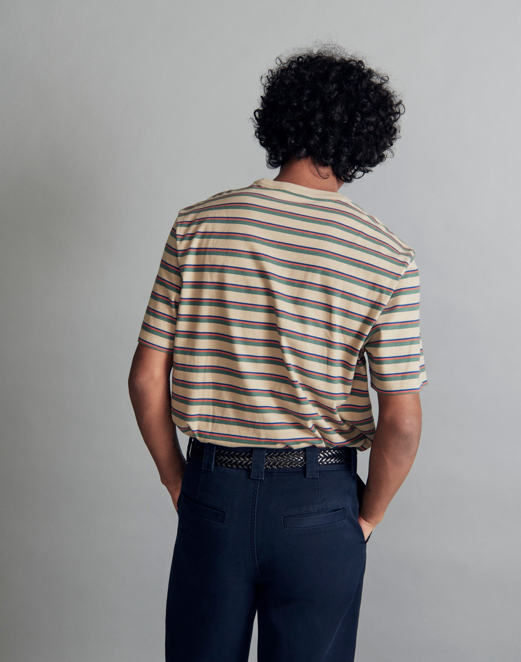 Relaxed Allday Tee in Stripe