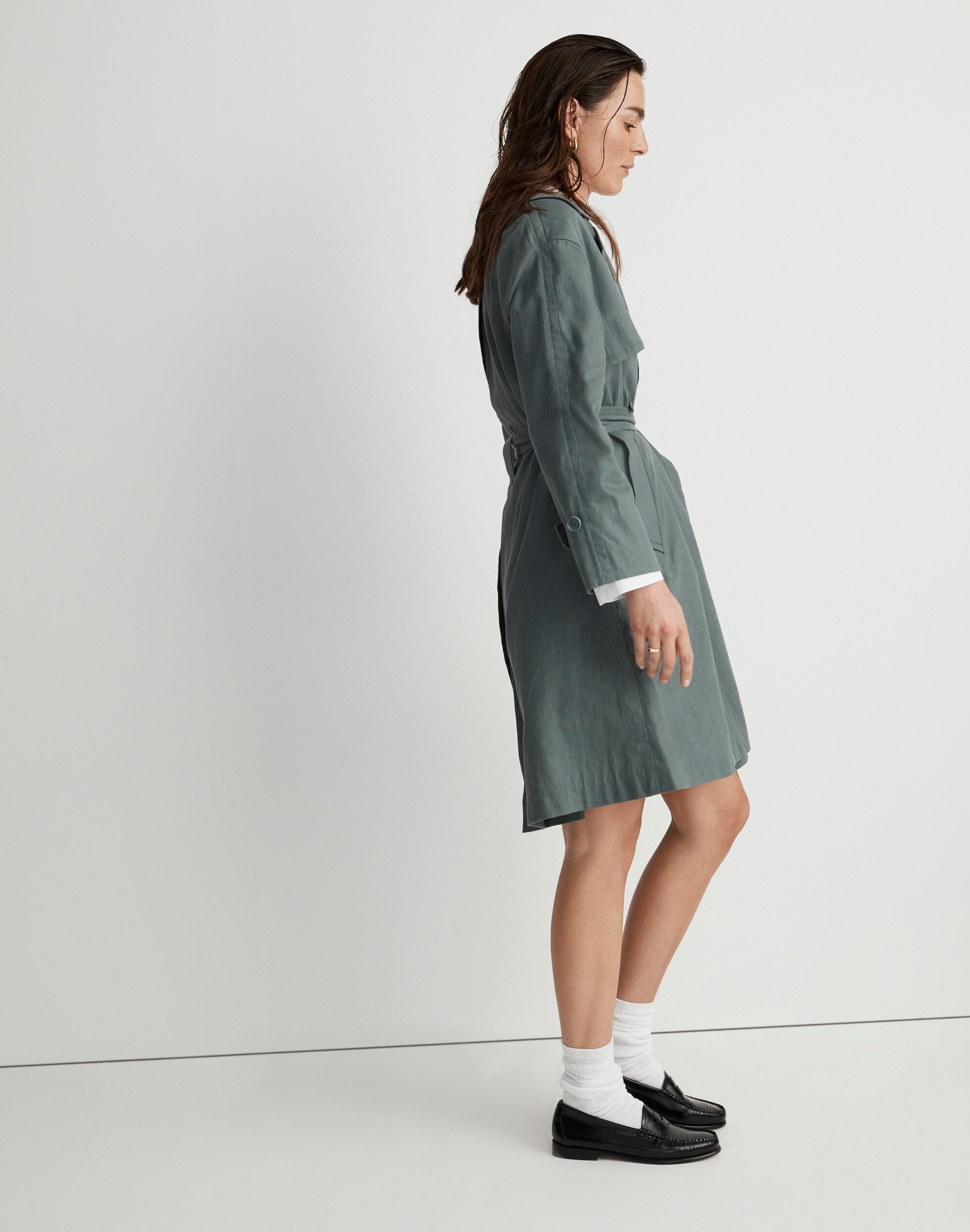 Textural Trench Coat