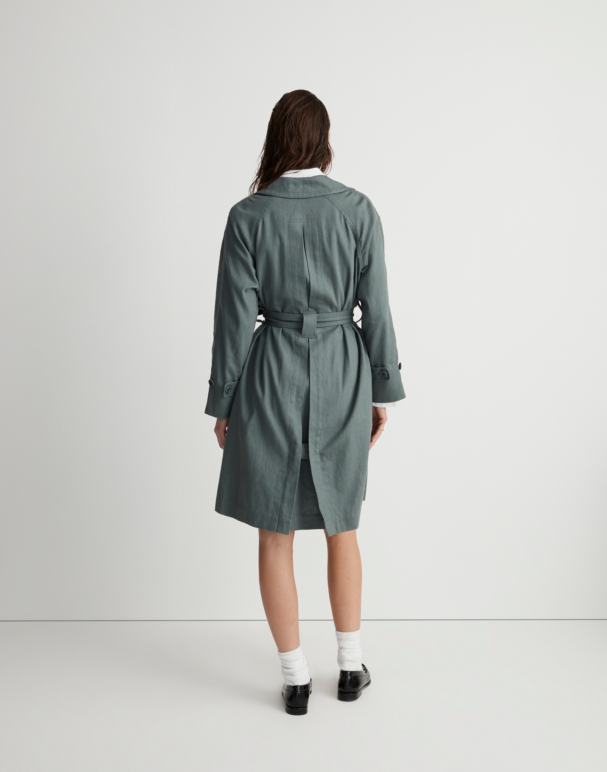 Textural Trench Coat