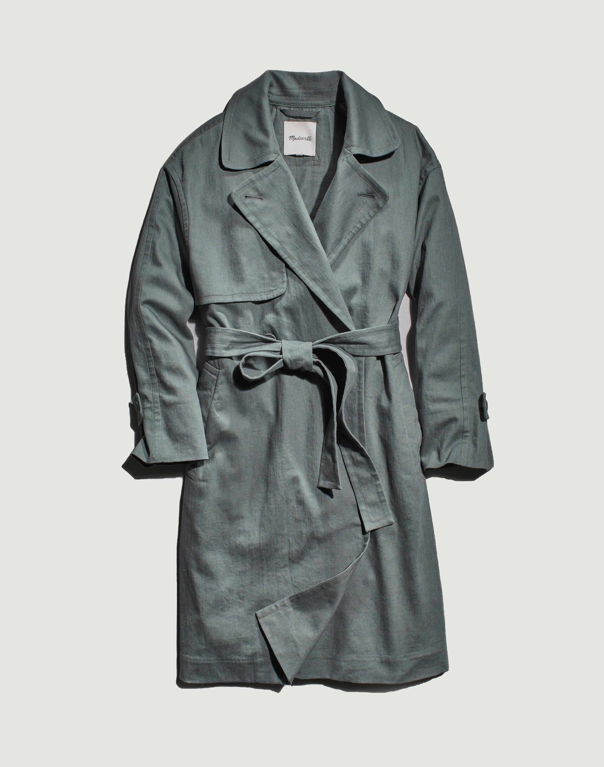 Textural Trench Coat