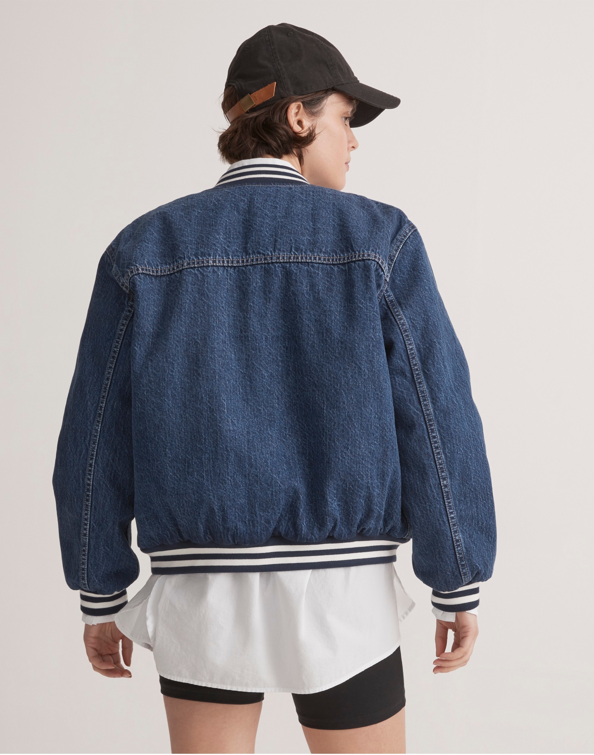 Denim Bomber Jacket