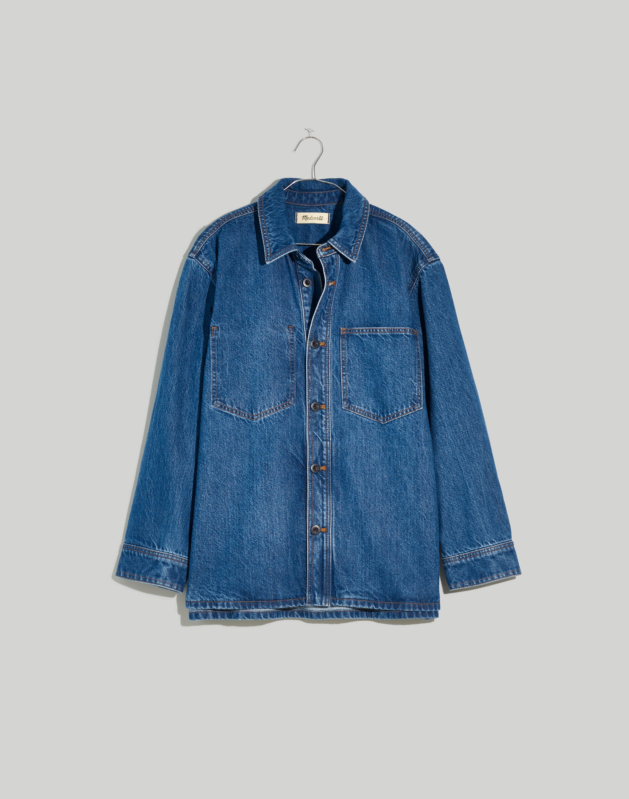 Denim Shirt-Jacket in Taitley Wash