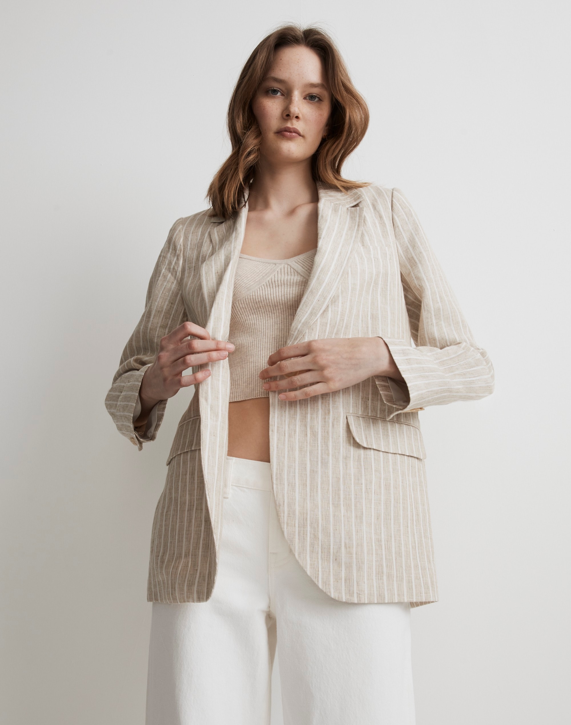 The Larsen Blazer in 100% Linen | Madewell