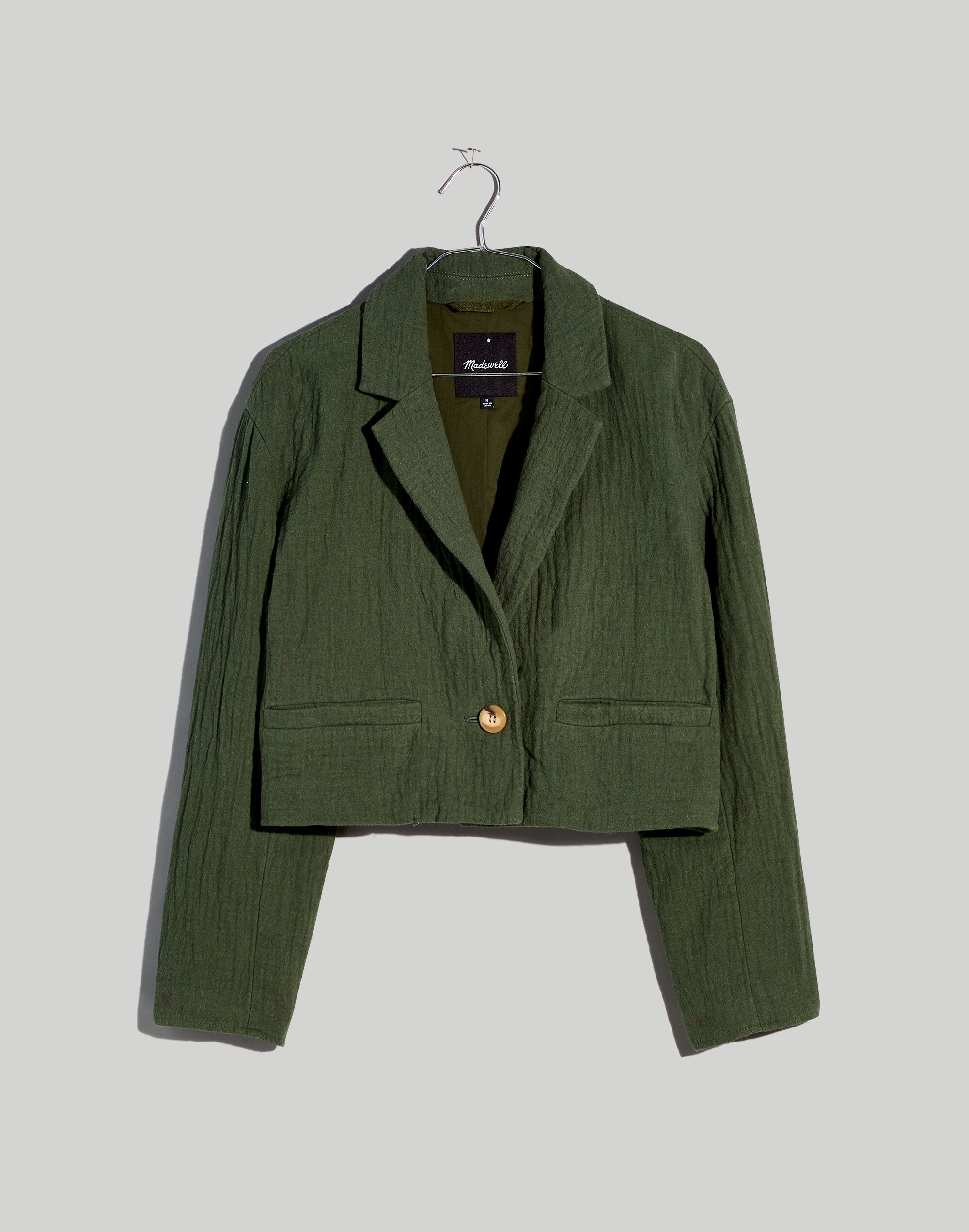 The Drop-Shoulder Crop Blazer