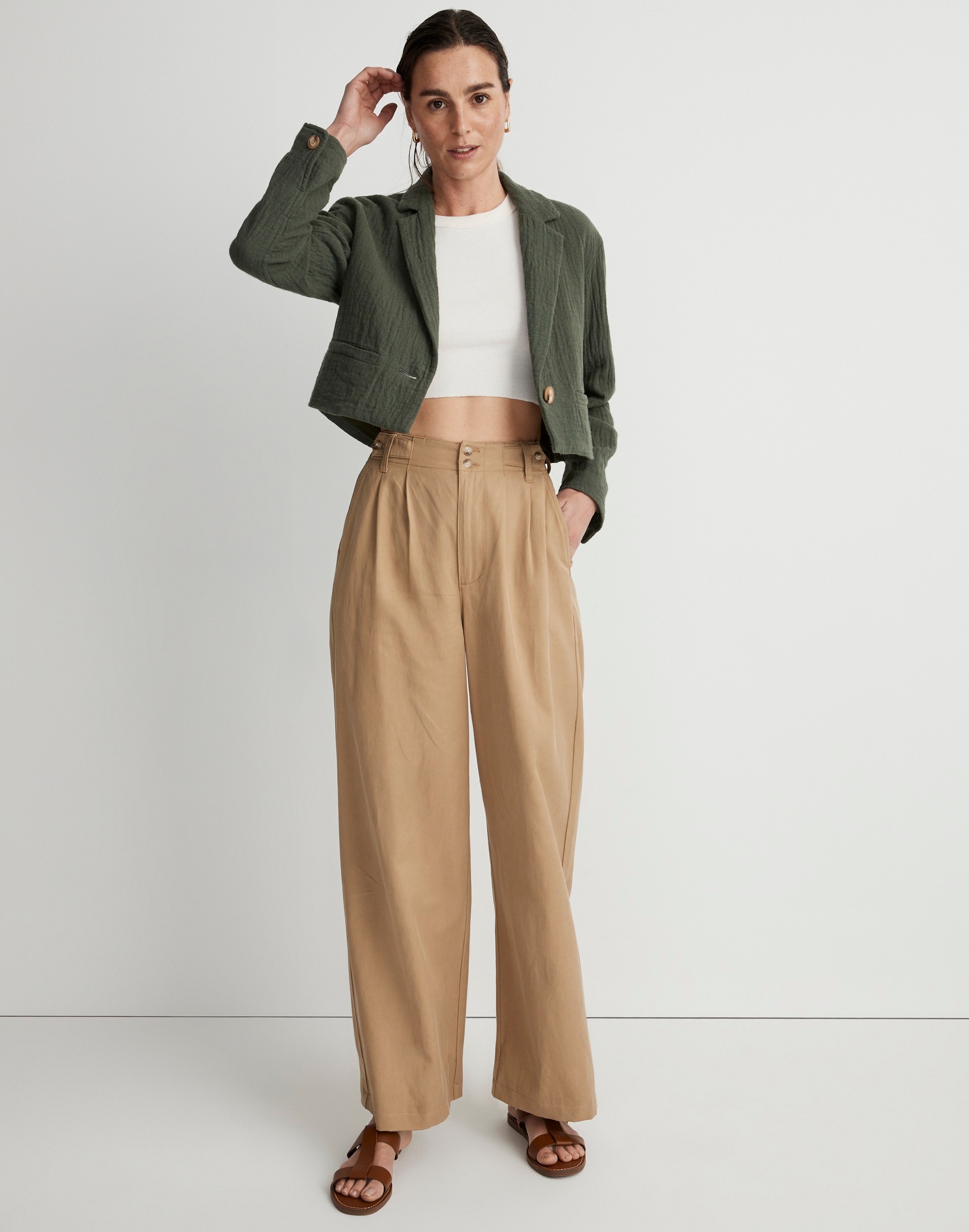 The Drop-Shoulder Crop Blazer