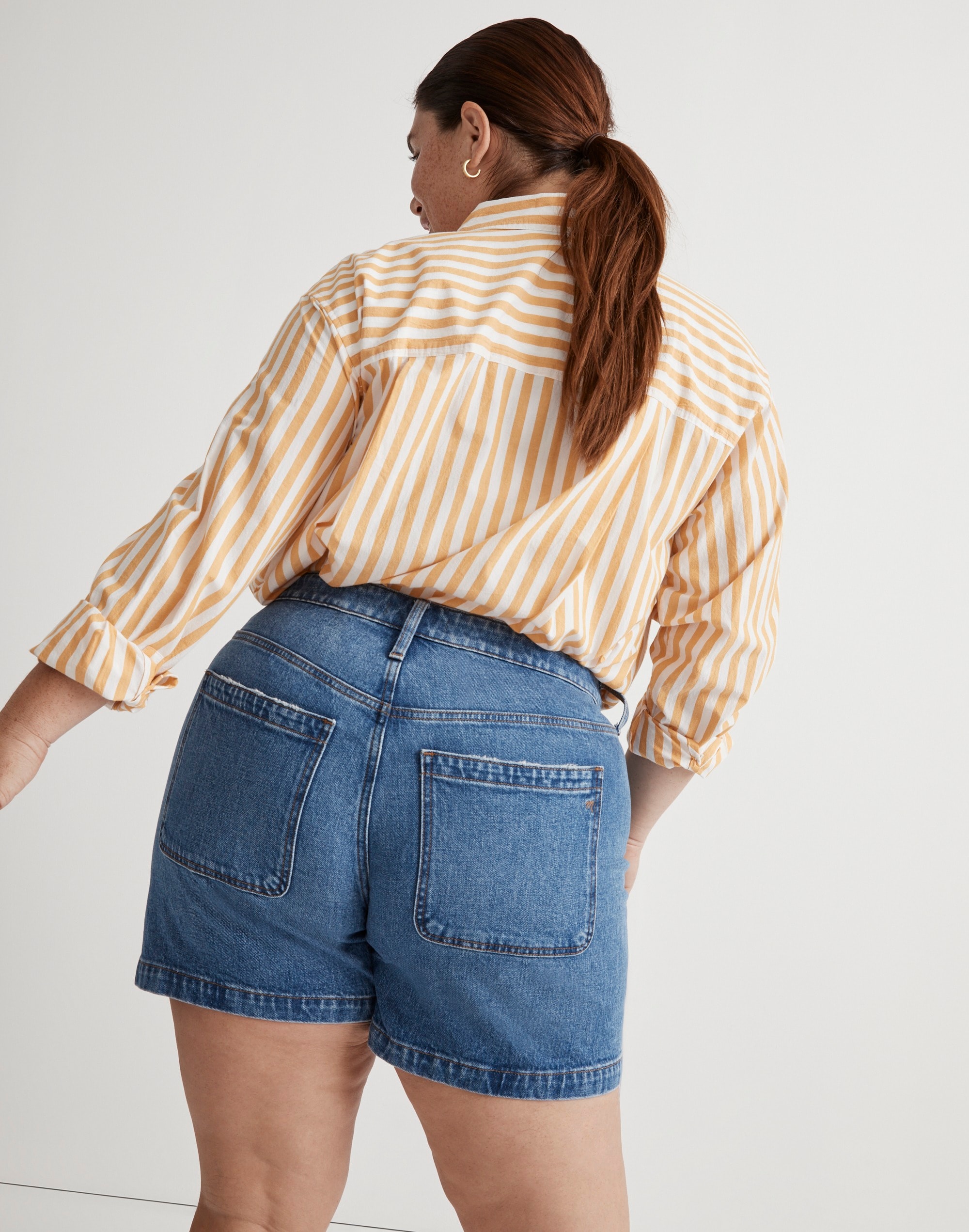 The Plus Emmett Short in Earlwood Wash: Patch Pocket Edition