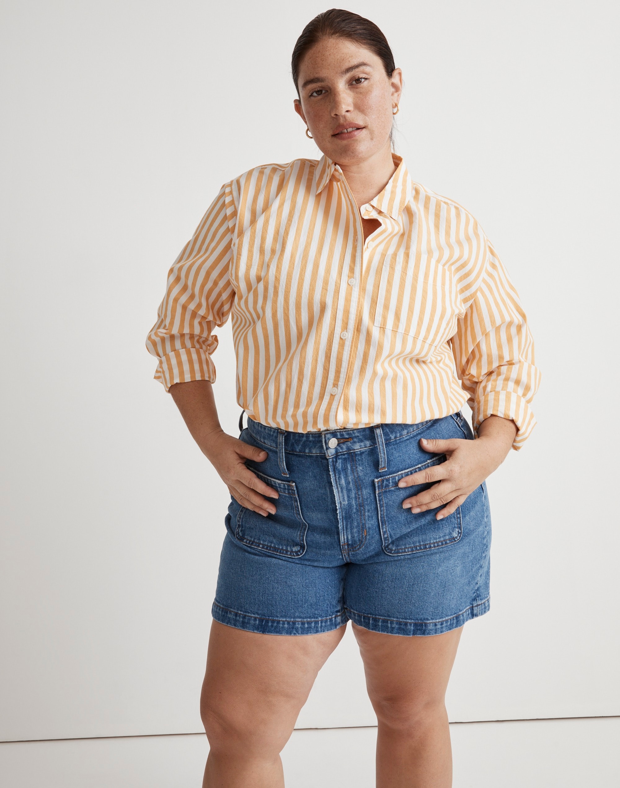 the plus emmett short in earlwood wash: patch pocket edition